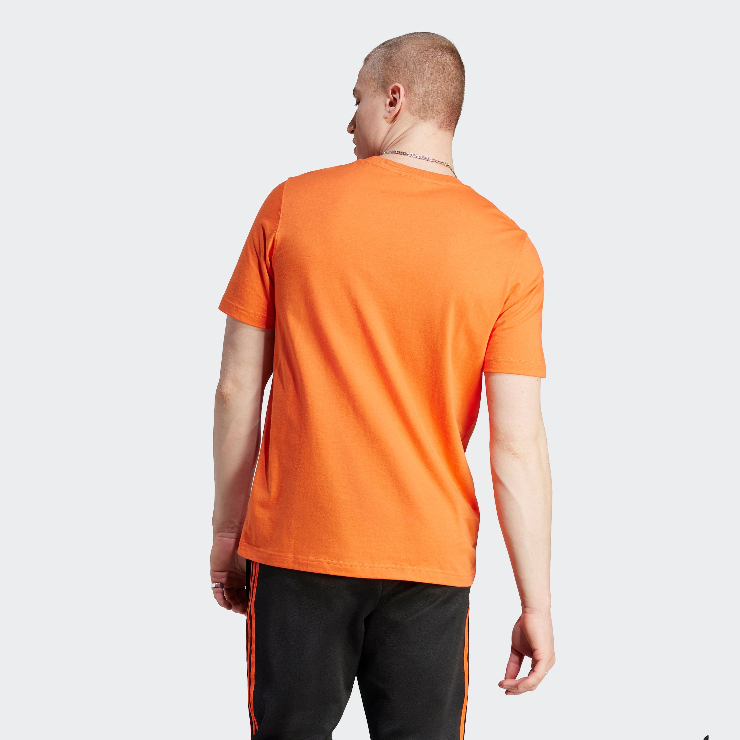 Black Orange T-Shirt Originals T-SHIRT Semi / adidas Impact TREFOIL