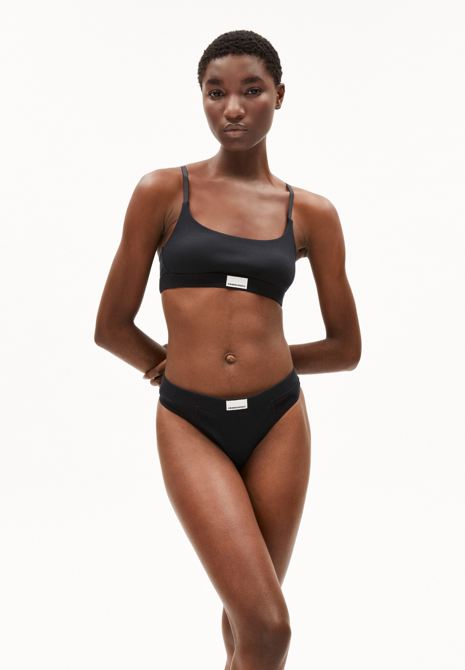 Armedangels Bügelloser BH TOVAA RIB Ripp-Bralette aus Bio-Baumwoll Mix (Fitted)