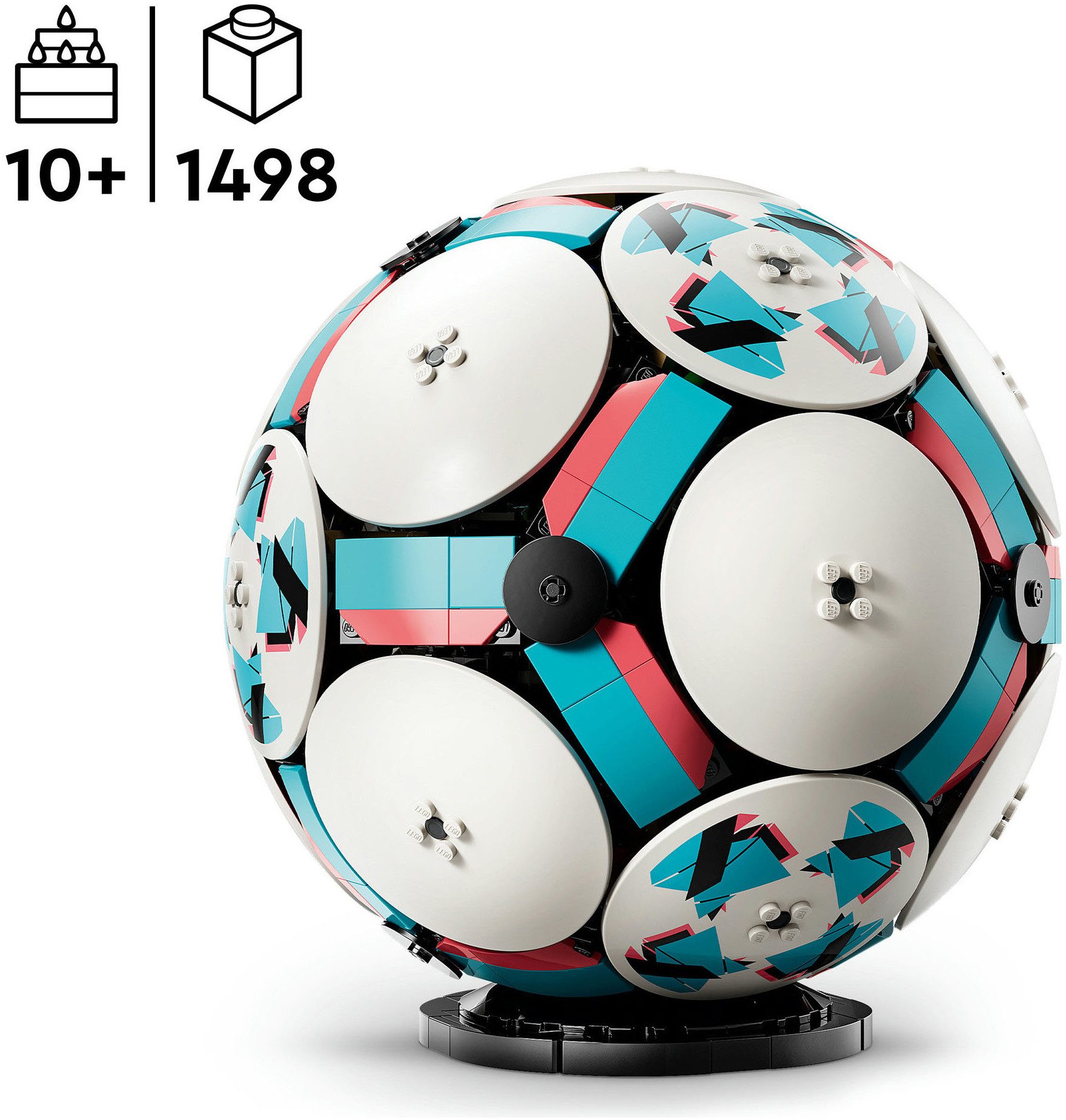 LEGO® Fußball (43019), Editions Konstruktionsspielsteine, (1498 St)