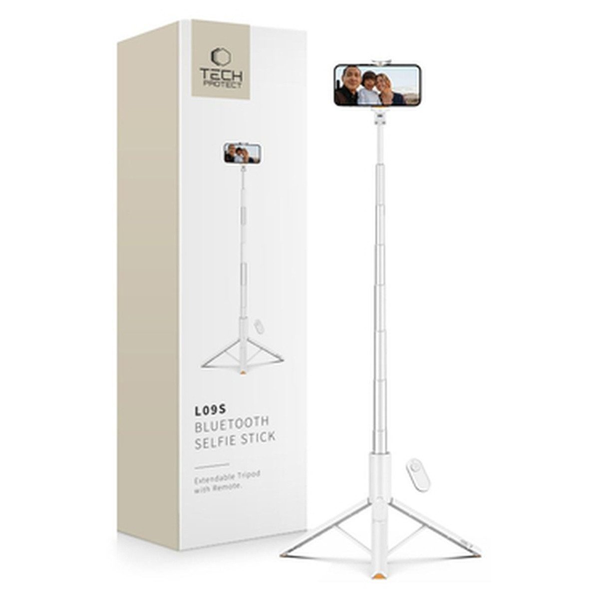 TECH PROTECT Selfie-Stick Selfie Stick Tech Protect L09S mit Stativ