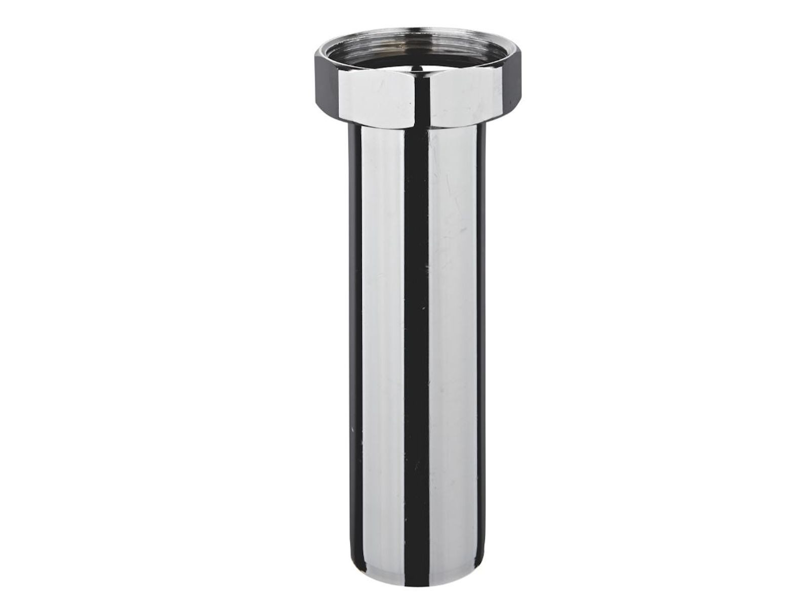 WC-Druckspüler Abgangsstutzen komplett für WC-Druckspüler, chrom - 43318000
