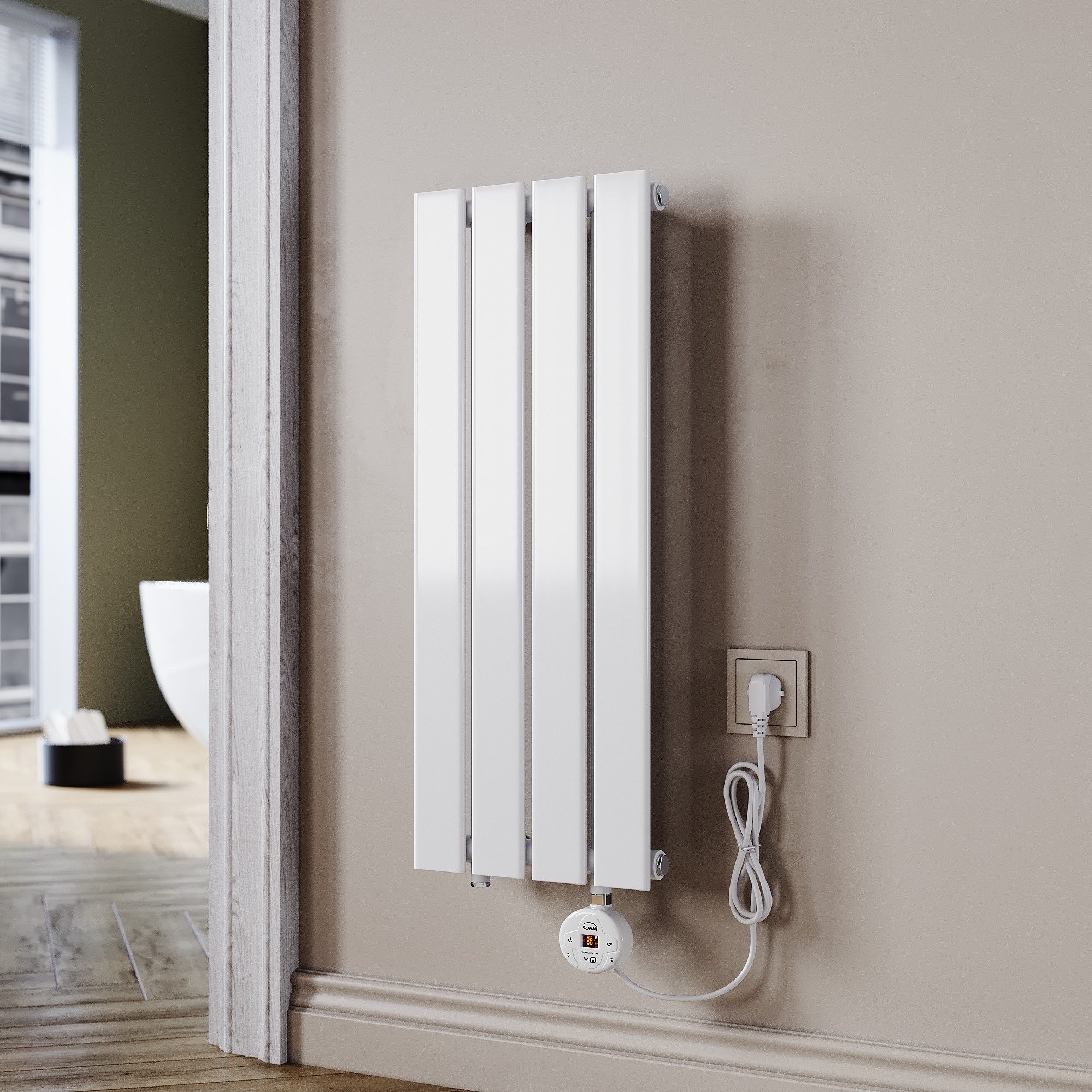 SONNI Elektro-Heizkörper Elektro-Heizkörper mit WiFi-Fernbedienung,Temperat günstig online kaufen
