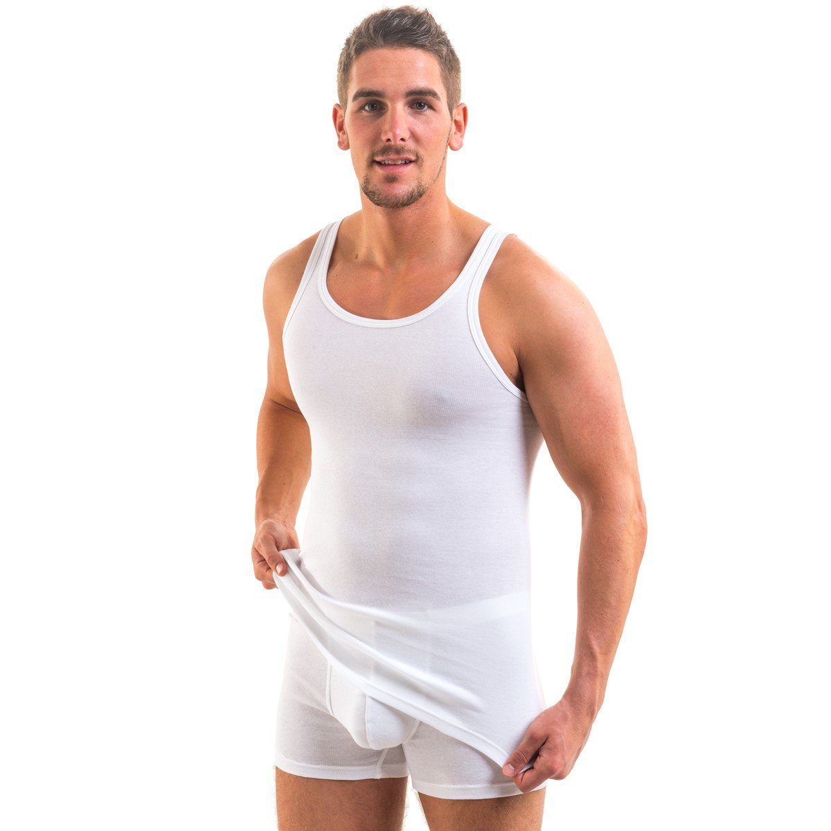 HERMKO Unterhemd 16000 Herren Unterhemd aus günstig online kaufen