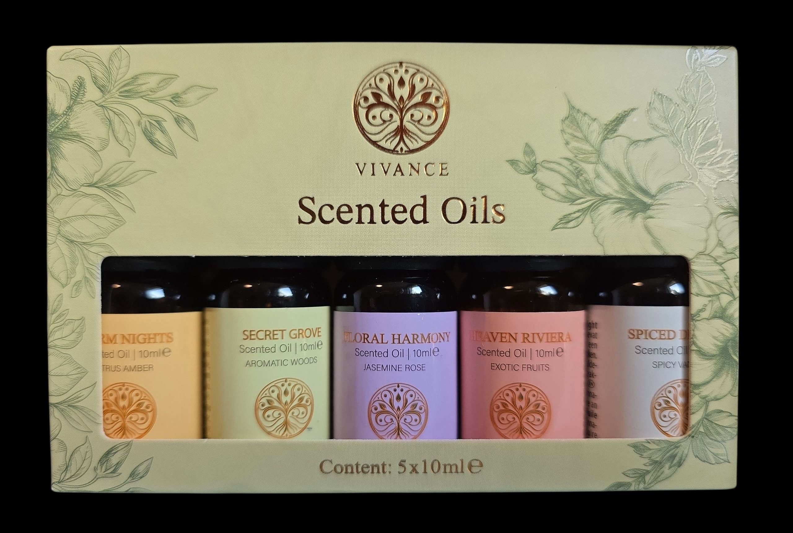 Spectrum Duftöl Duftöl 5 Stück a 10 ml Duftbrenner Duftbrenneröl Scented Oils (5-St)