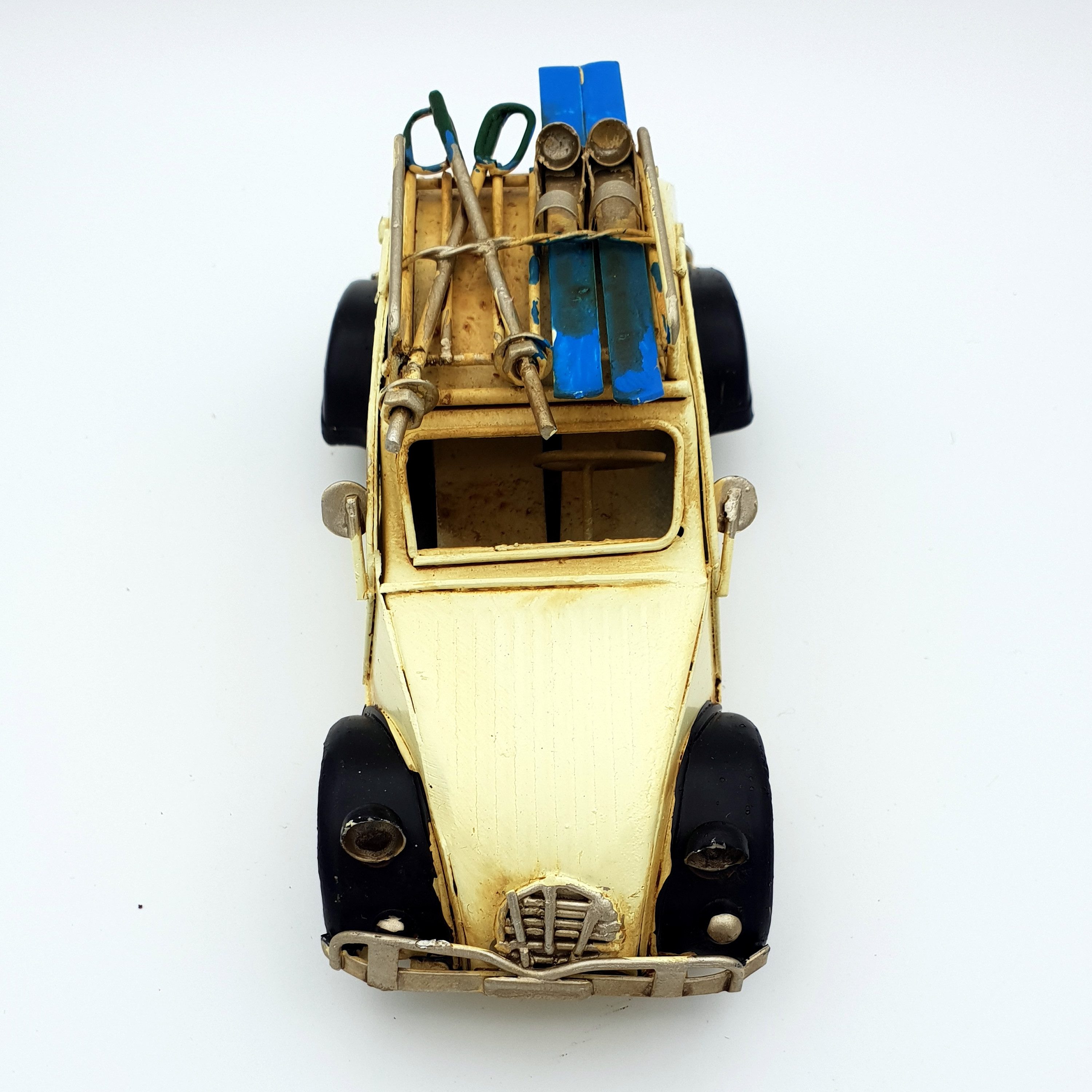 Dynasun Modellauto Car 1804D-682, (1-tlg), Auto Car Adventure 16cm Metall Vintage Automodell Retro-Style Oldtimer