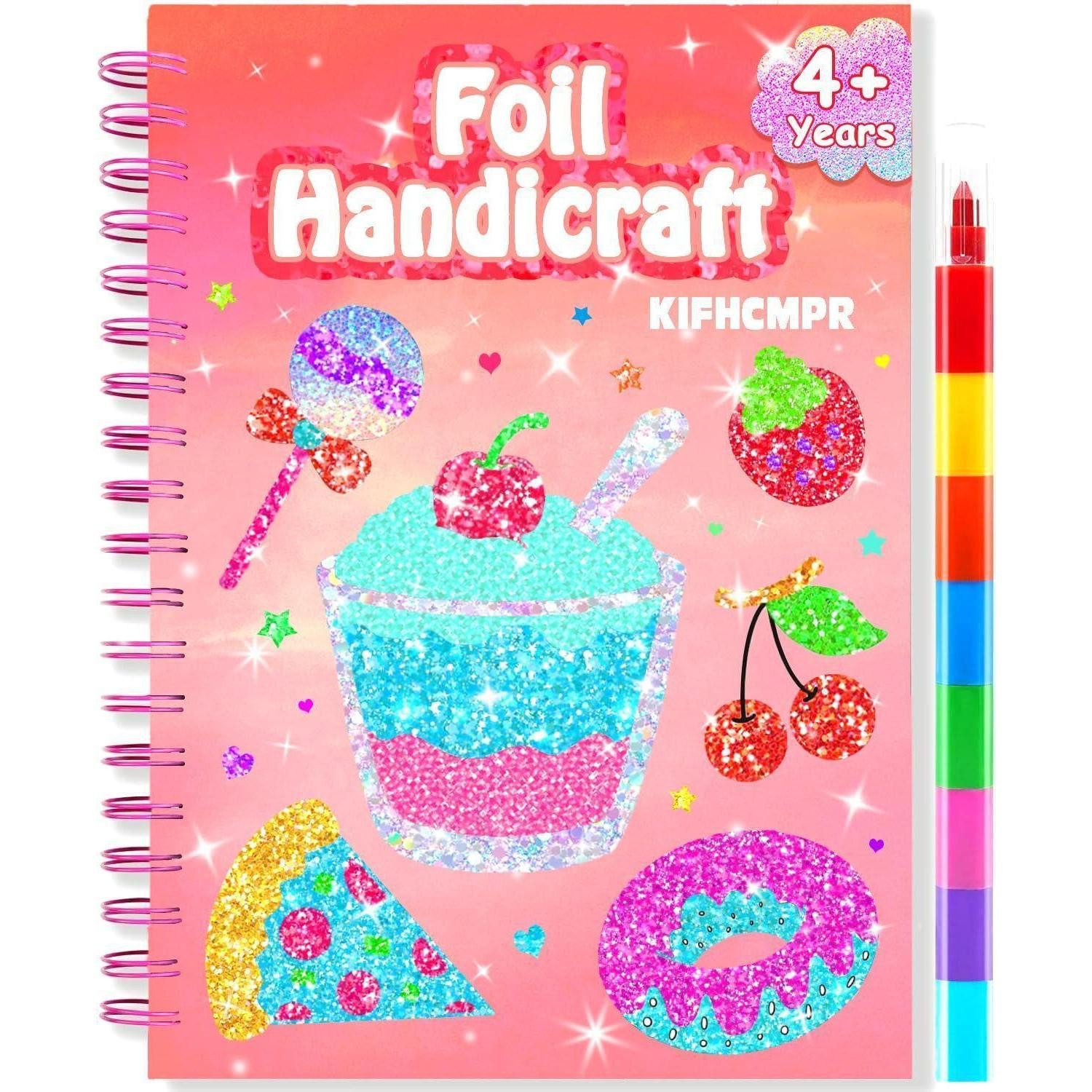 LuxusKollektion Kreativset Folienspaß Bastelset Kinder Orange