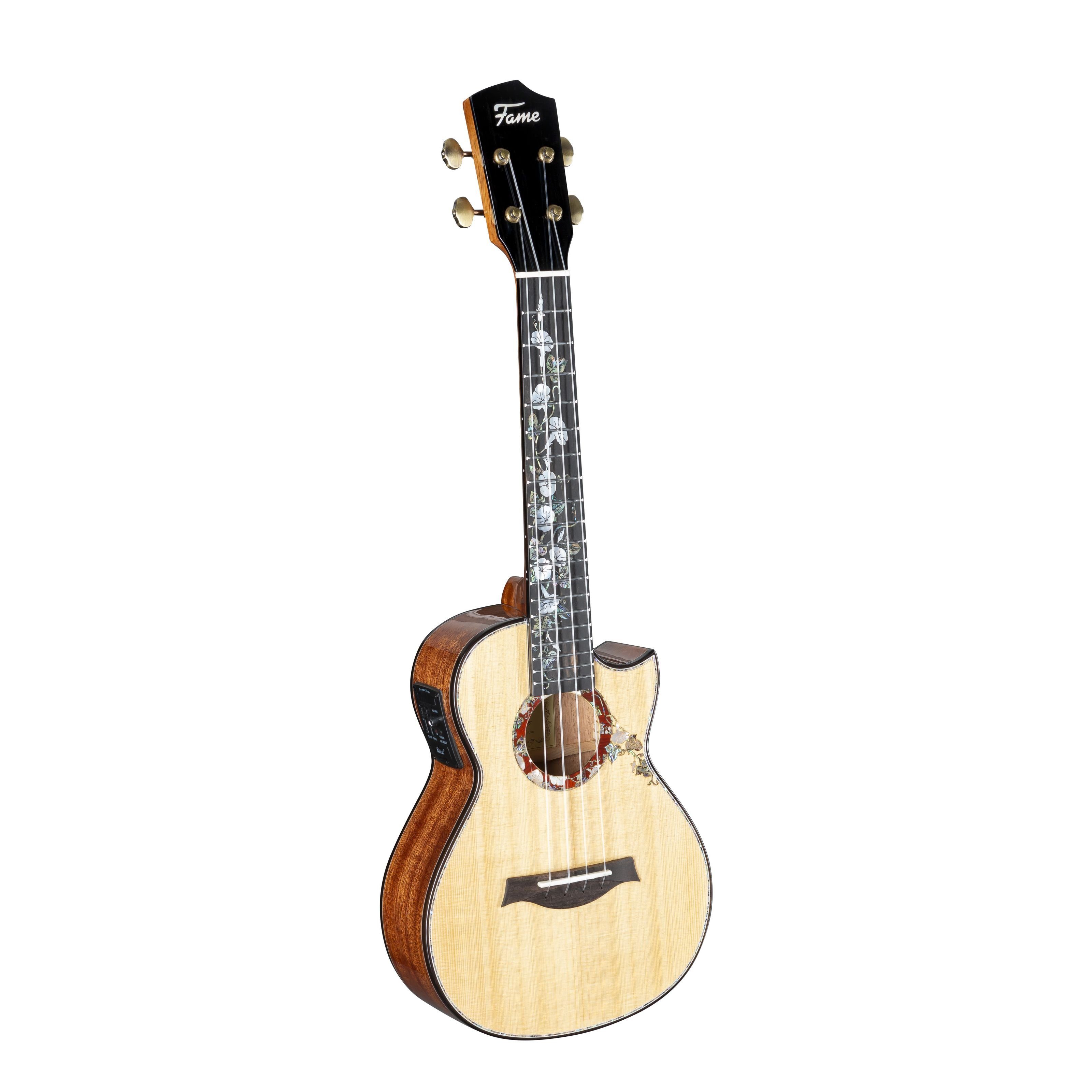 FAME Ukulele, Mahogany Deluxe Uke - Konzert Ukulele