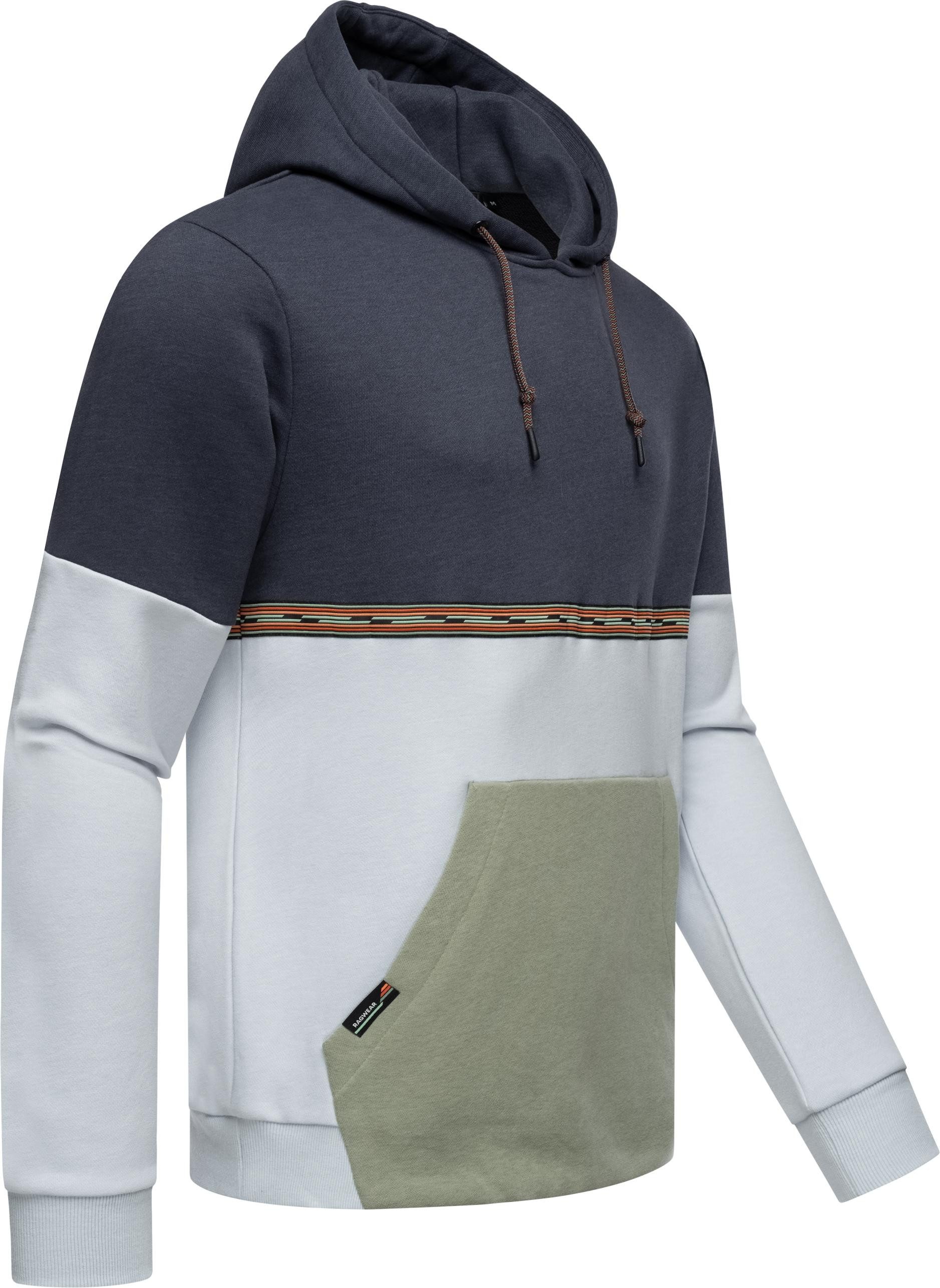 Ragwear Hoodie "Blocky Hoody" Sportlicher Herren Kapuzenpullover mit Blocks günstig online kaufen