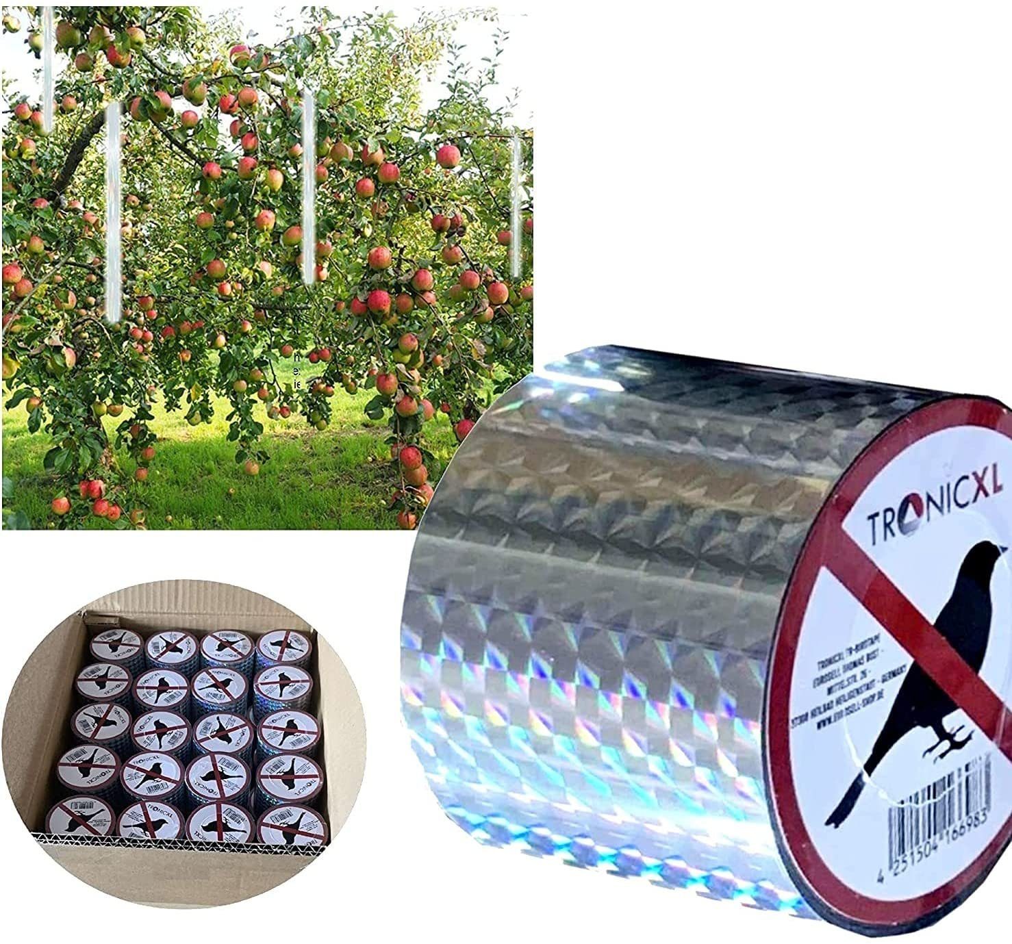 TronicXL Vogelabwehr-Windspiel 2 Rollen Reflektierendes Vogelabwehr günstig online kaufen
