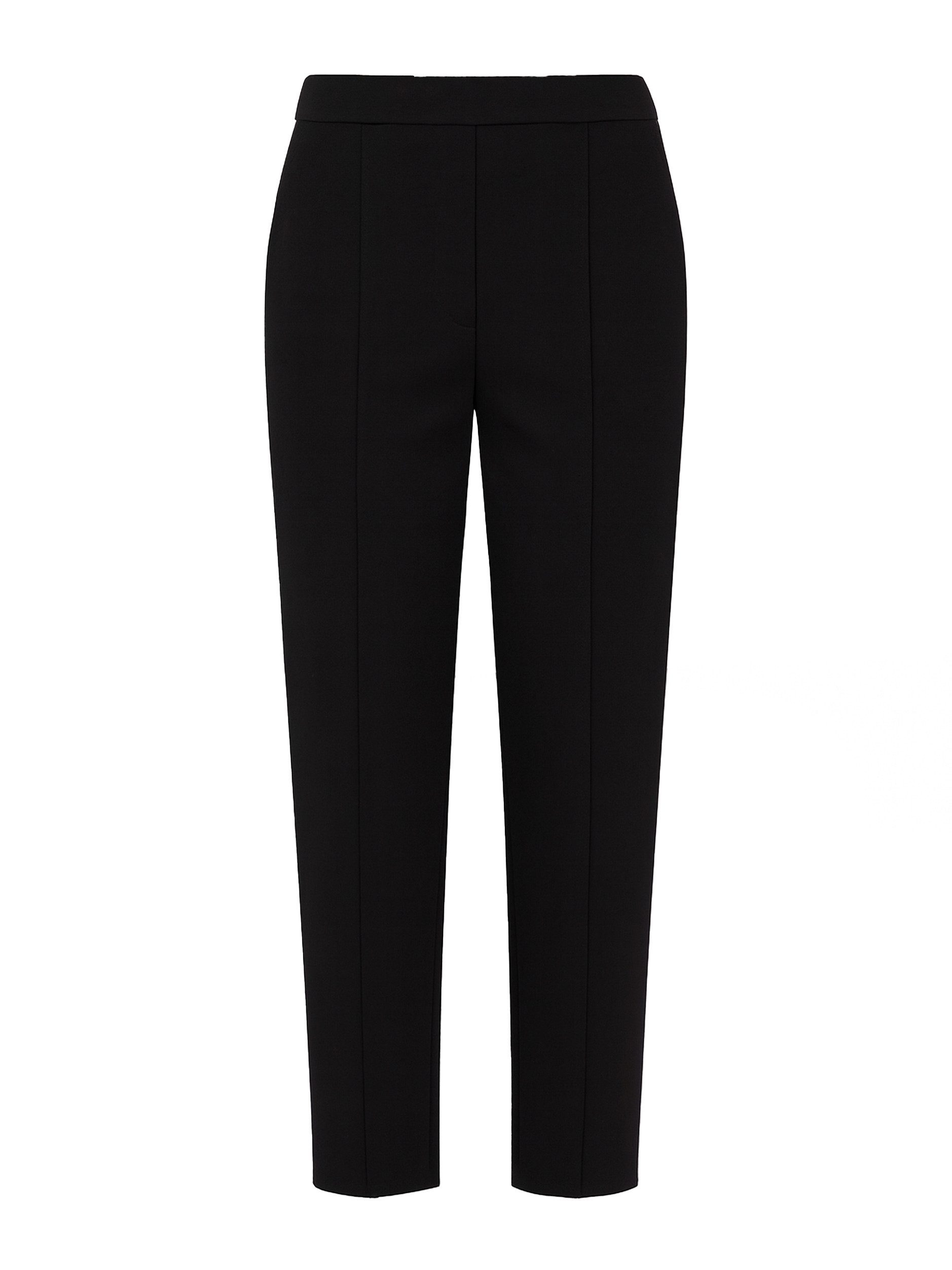 SASSYCLASSY Chinohose Chinohose Damen mit Ziernaht Details und Gummibund Lä günstig online kaufen