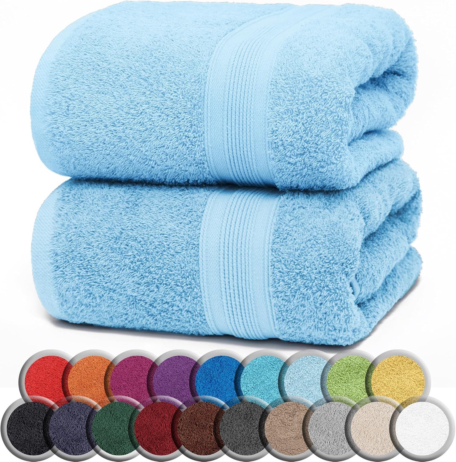 NatureMark Saunatuch Frottier Saunatücher 80x200cm, 100% Baumwolle (2-St), günstig online kaufen