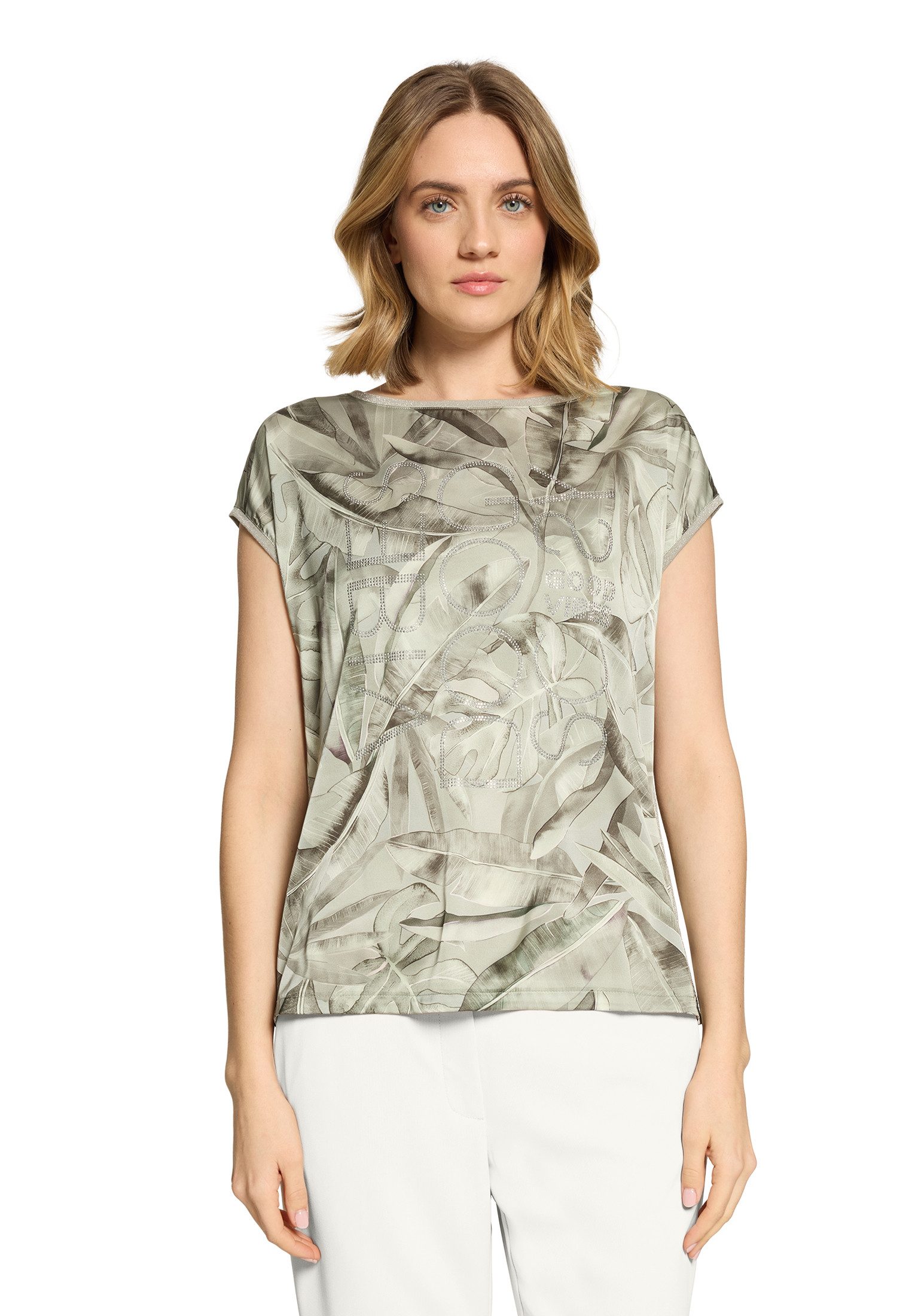 Kurzarmshirt Damen mit Aufdruck