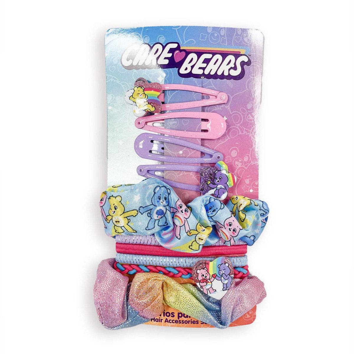 Care Bears Haarstyling-Set Kinder Accessoire Set Beauty Zubehör Haaraccessorie, Spar-Set