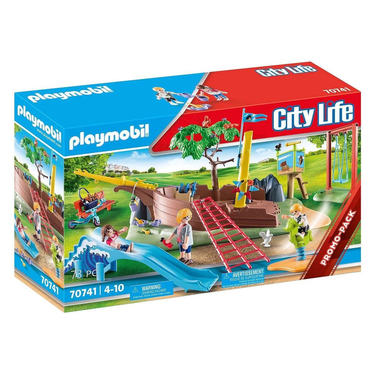 Playmobil® Spielwelt PLAYMOBIL® 70741 - City Life - Abenteuerspielplatz mit Schiff