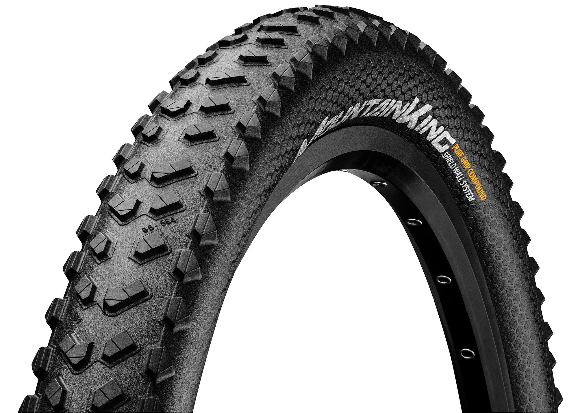CONTINENTAL Fahrradreifen Continental Mountain King ShieldWall 65-584 TLR Faltreifen 27.5x2.60, Tubeless Ready