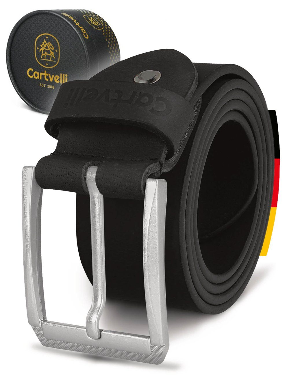 Cartvelli Ledergürtel Cartvelli Herren Ledergürtel Made in Germany 40mm ink günstig online kaufen