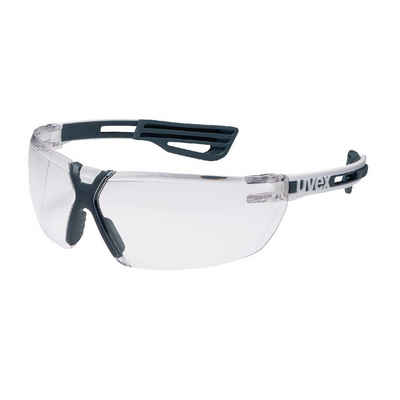 Uvex Arbeitsschutzbrille, (1St), Sportstyle Supravision Sapphire Schutzbrille - Transparent/Anthrazit