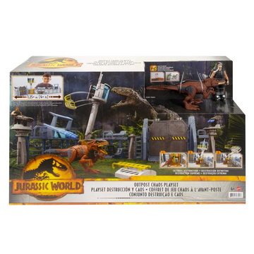 Mattel GmbH Spielwelt Mattel GYH43 - Jurassic World Outpost Chaos Playset