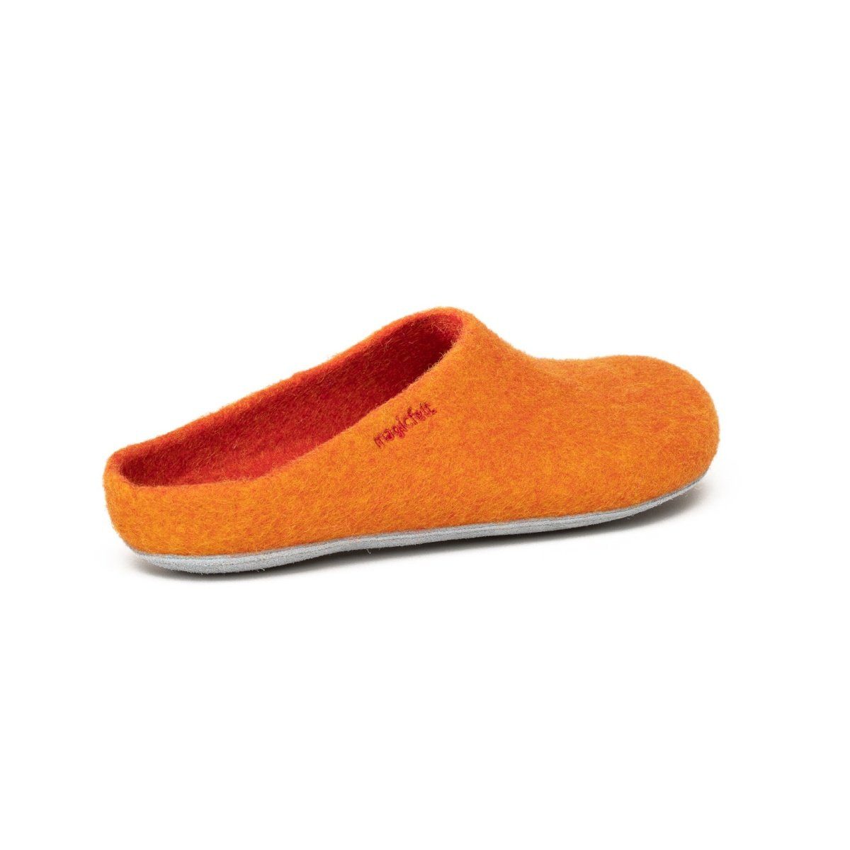 Gottstein Magicfelt 701 (100% Wolle) orange (Größe 36-42) Hausschuh