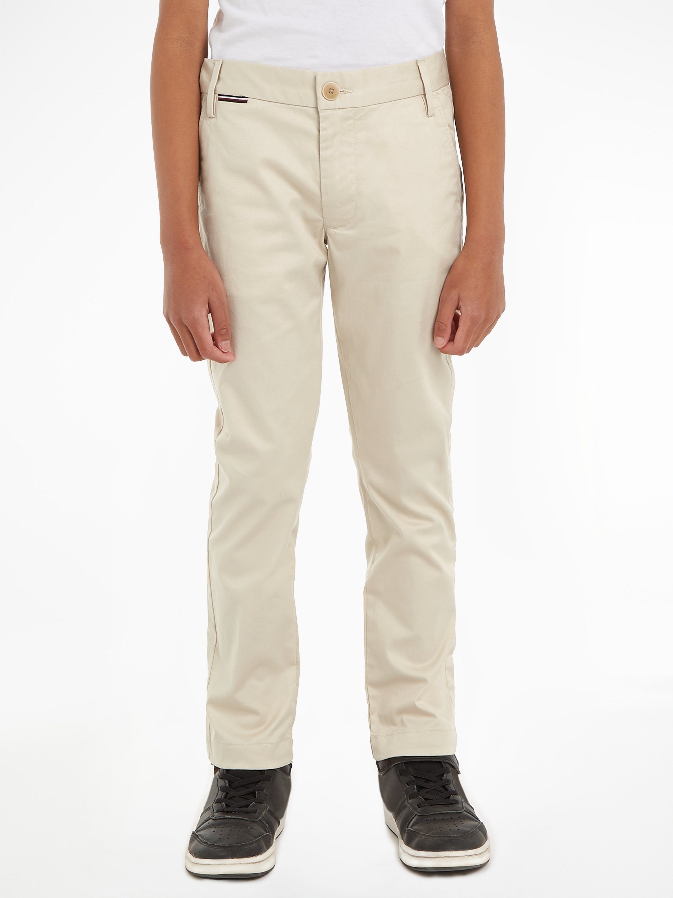 Tommy Hilfiger Chinohose 1985 CHINO PANTS Kinder bis 16 Jahre Classic Beige