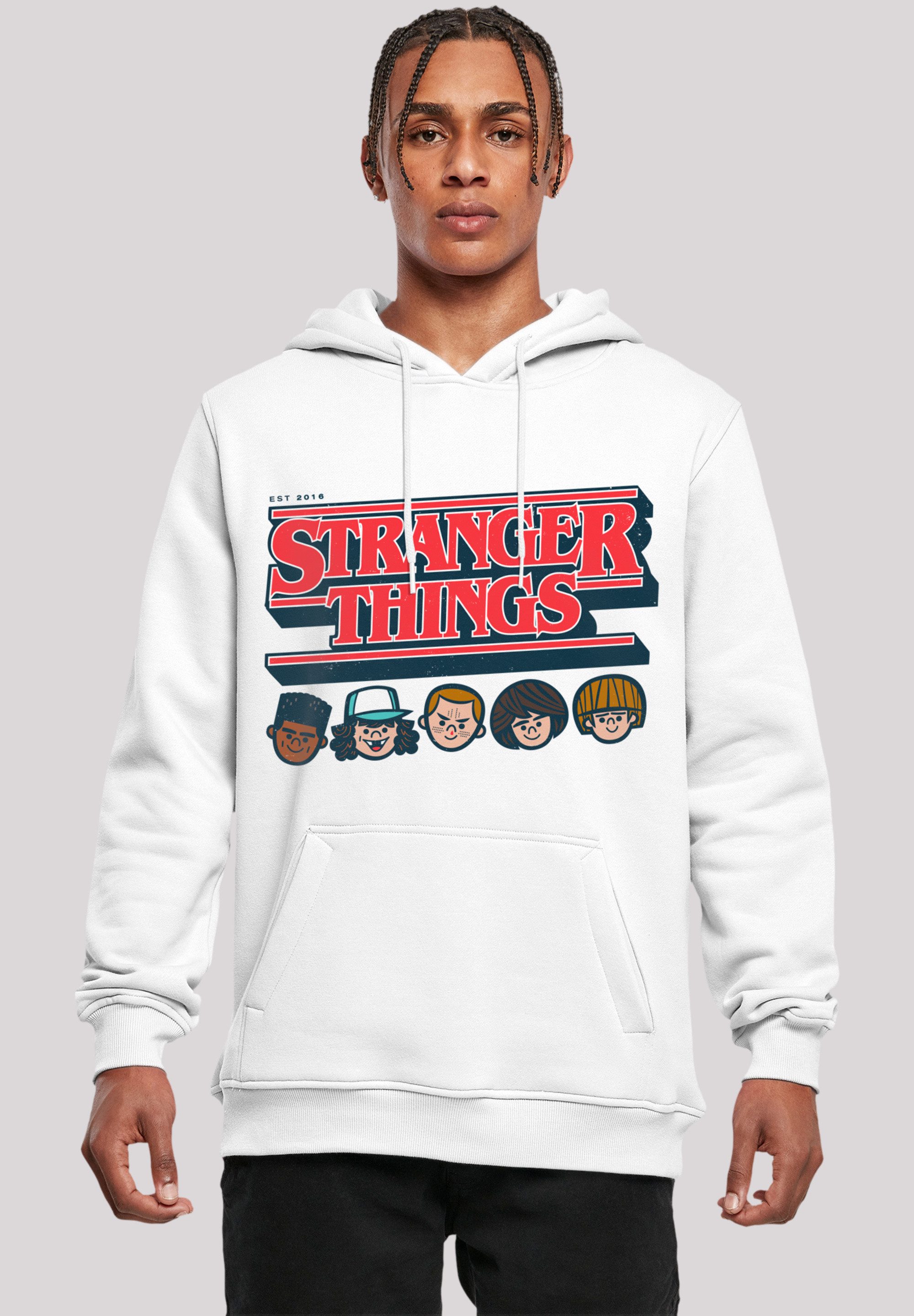 F4NT4STIC Kapuzenpullover "Stranger Things Caricature Logo Netflix TV Serie günstig online kaufen