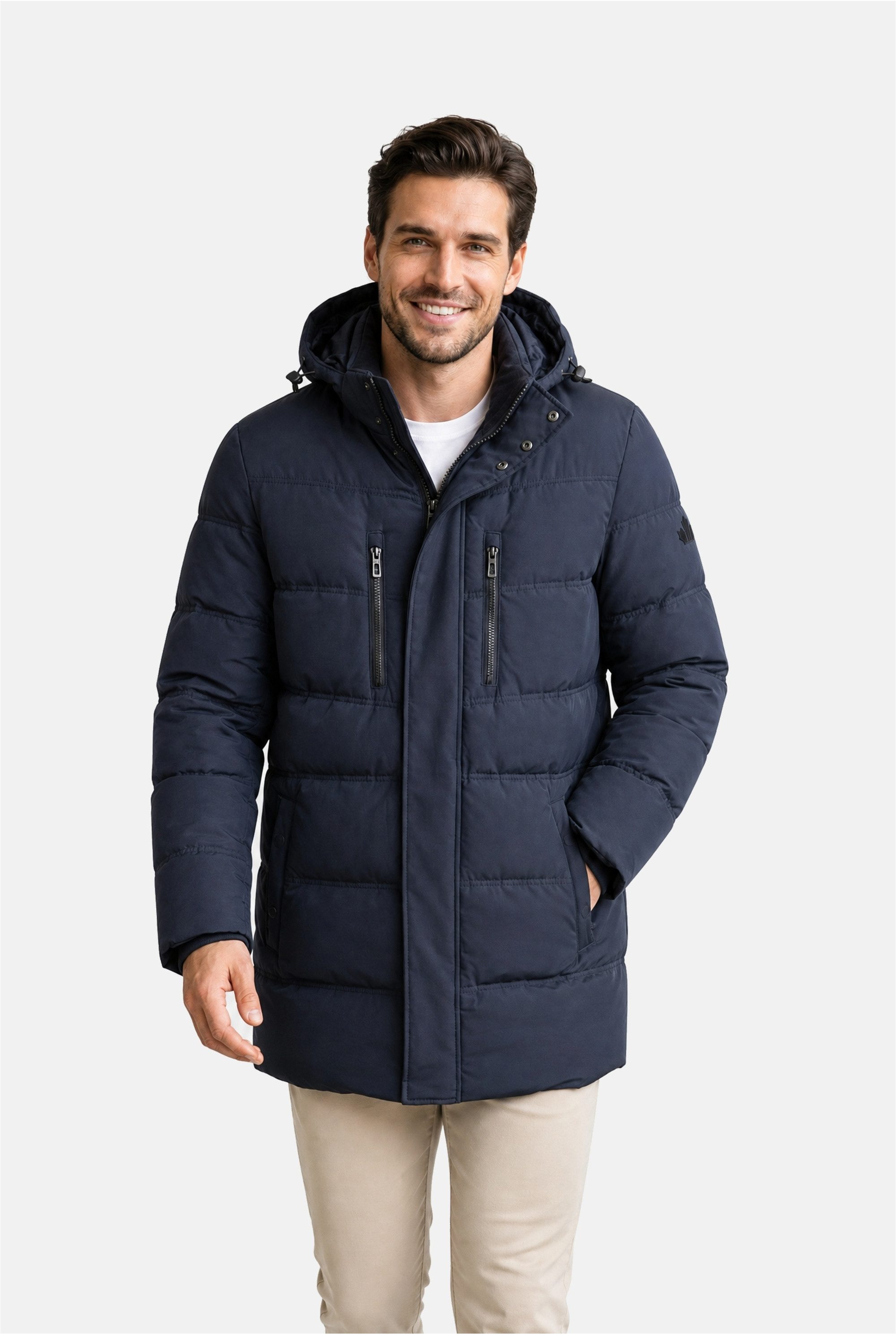 New Canadian Steppjacke dry iQ Professional (1-St) mit abnehmbarer, gefütterter Kapuze