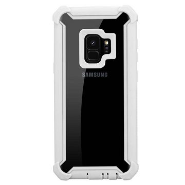 Cadorabo Handyhülle Samsung Galaxy S9 Samsung Galaxy S9, Handy Schutzhülle TPU Silikon Cover Bumper - Hard Cover Hybrid Case