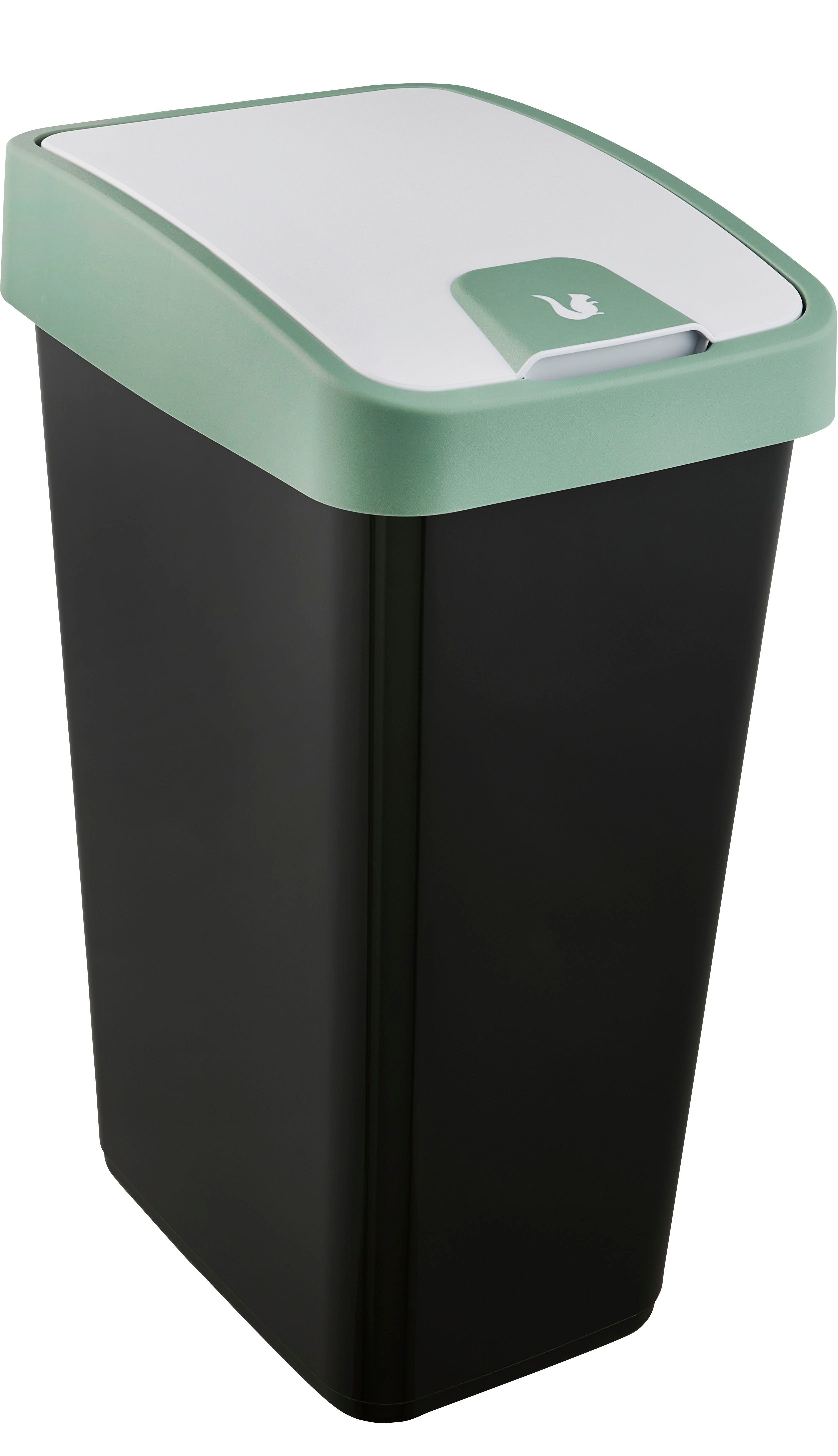 keeeper Mülleimer magne, Abfallbehälter mit Flip-Deckel, 40 x 30 x 61,5 cm, 45 l, komfortabler Soft-Touch-Point, Made in Europe