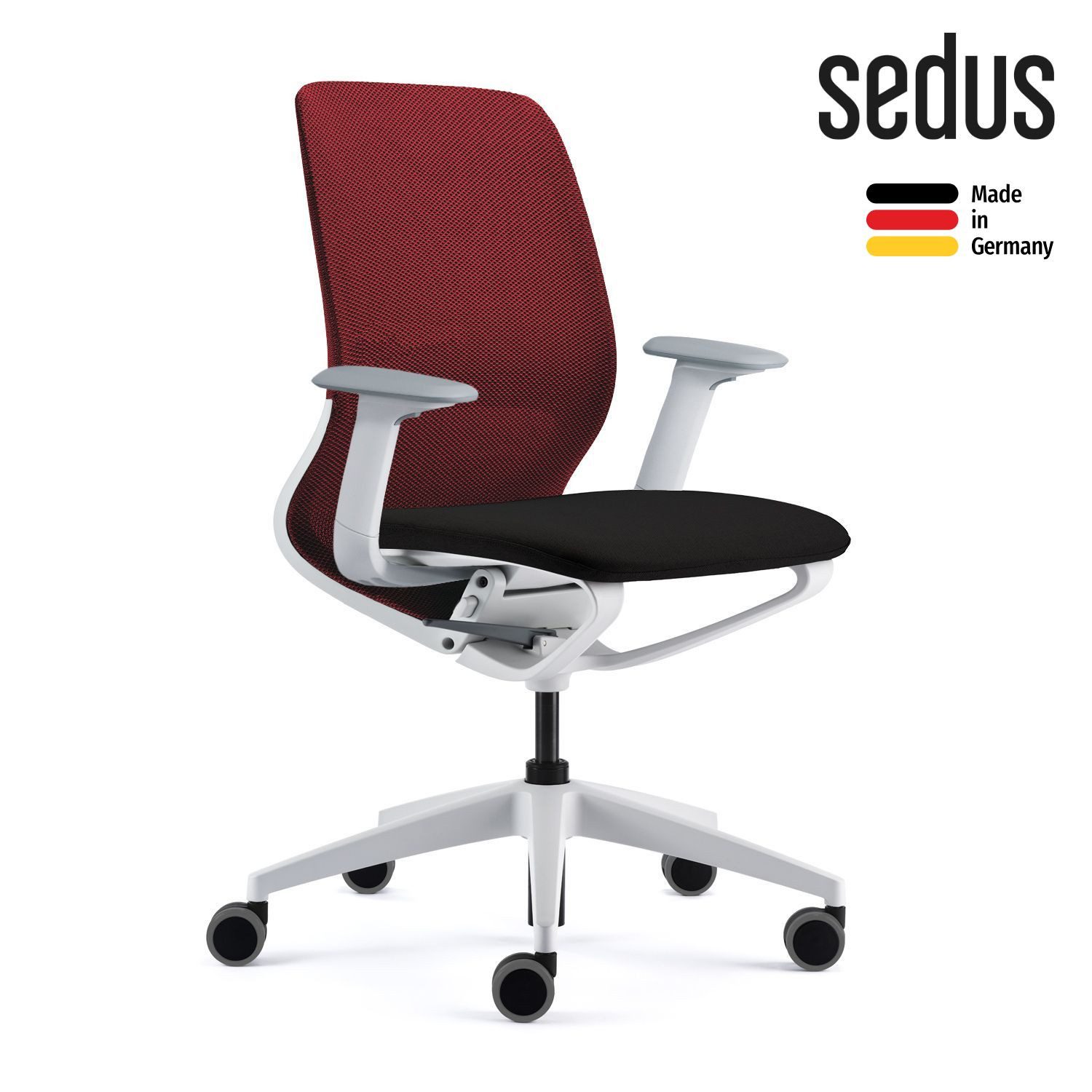 sedus Bürostuhl se:motion net (Made in Germany, 5 Jahre Garantie), Bürostuhl mit Synchronmechanik