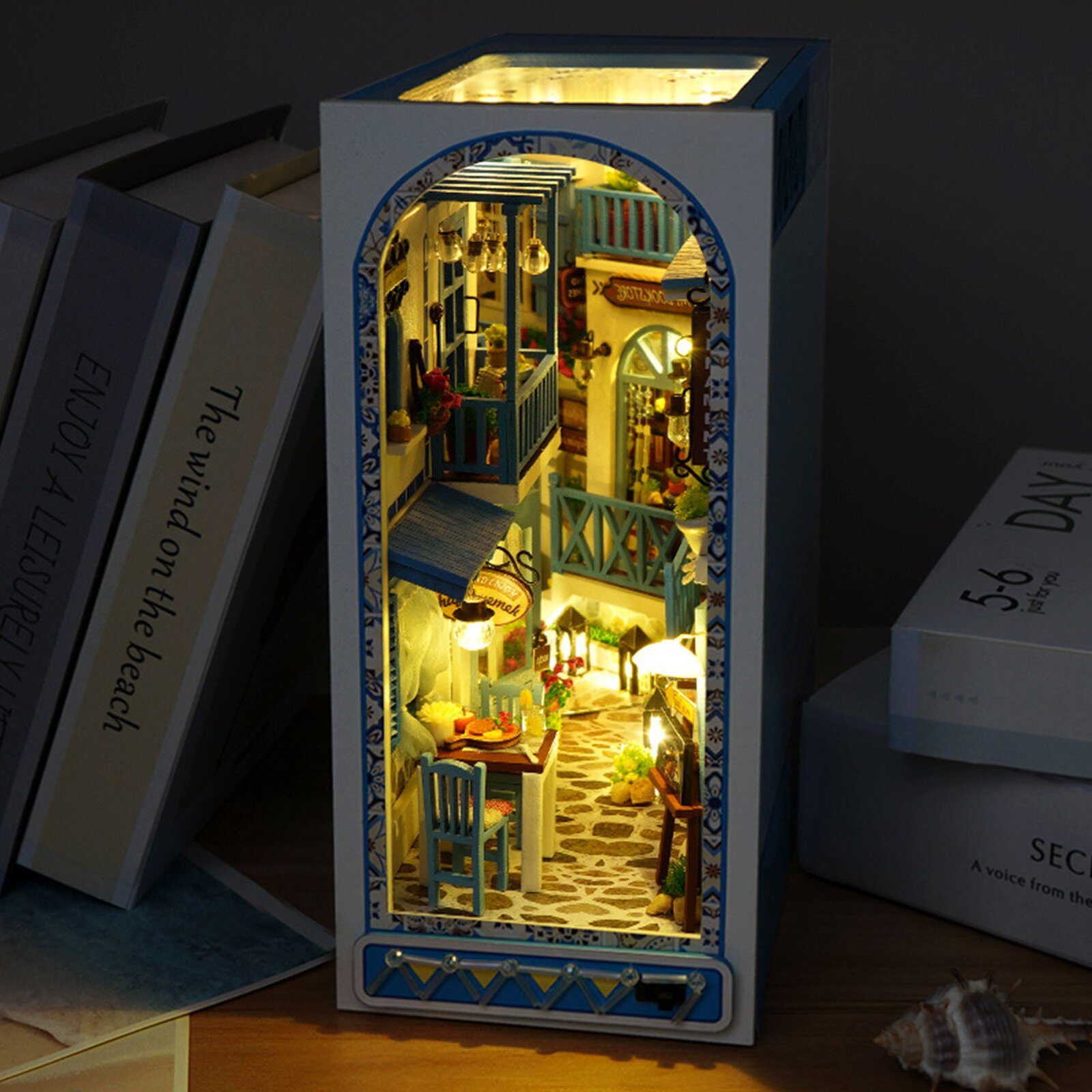 SEEZSSA 3D-Puzzle DIY Buchständer aus Holz günstig online kaufen