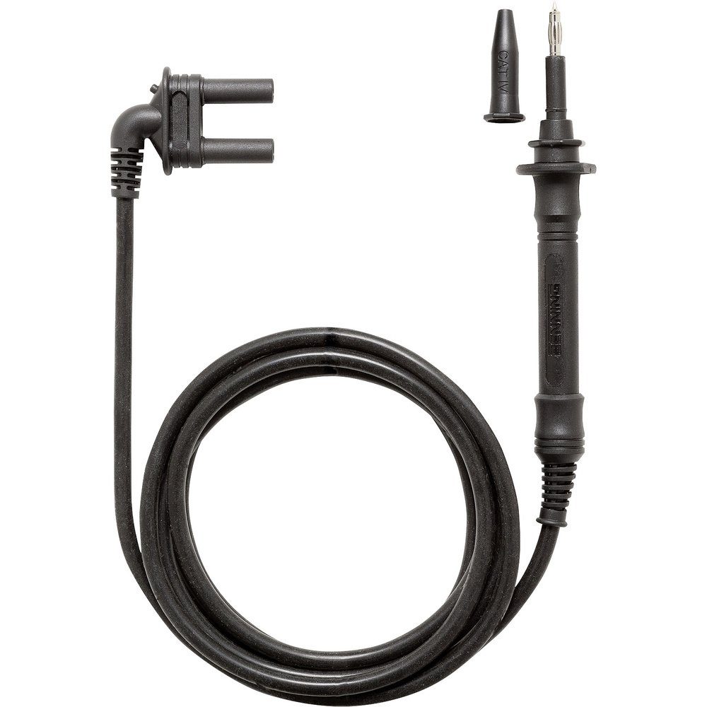 Benning Spannungsprüfer Benning 10150829 2m Prüfleitung 2-pol. mit 4mm Prüfspitze Messleitung, (2m Prüfleitung 2-pol. mit 4mm Prüfspitze)