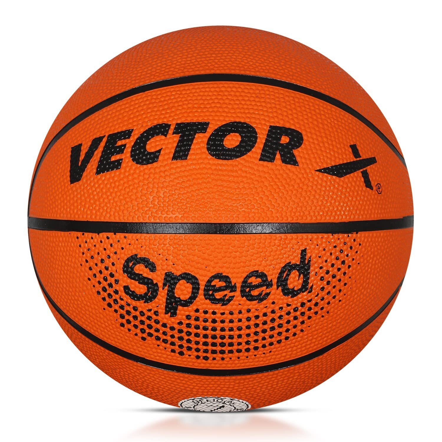 Vector X Basketball Speed-Basketball, Outdoor/Indoor-Spiel, Ultra-haltbare Stabilität (Verkaufspaket: 1 Basketball, Outdoor & Indoor Spiel, Ultra Durable Stabilität), für den Innen- und Außeneinsatz geeignet
