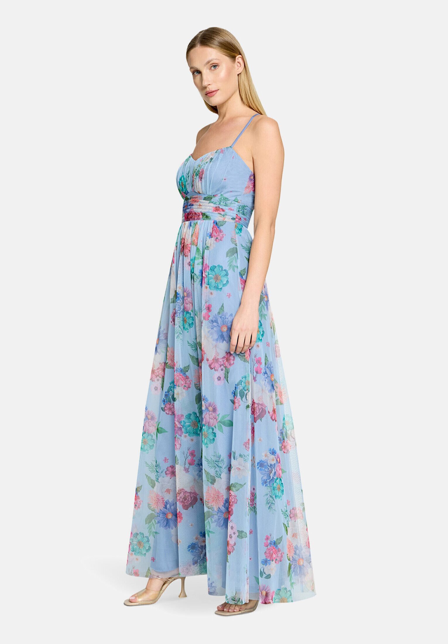 Vera Mont Abendkleid Damen mit Blumenprint
