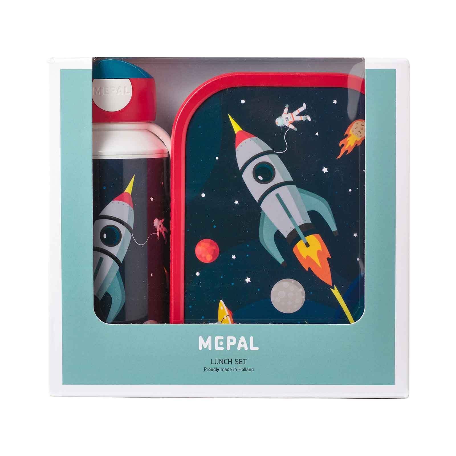 mikrowellenfest Mepal Space spülmaschinenfest, nicht 400 gefrierfachgeeignet, ml (ABS), Campus + Acrylnitril-Butadien-Styrol nicht 700 Set, ml Lunchset Lunchbox (2-tlg), 2er