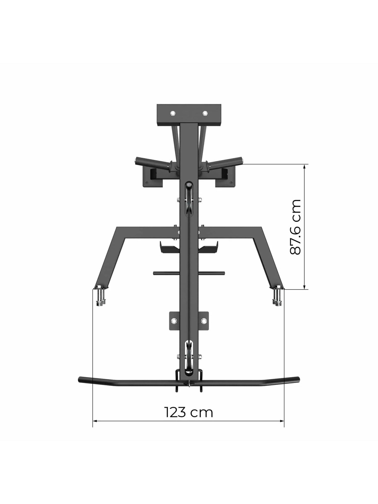 ATLETICA Power Rack R8-Latzug mit Rudereinheit, 66 kg Eigengewicht
