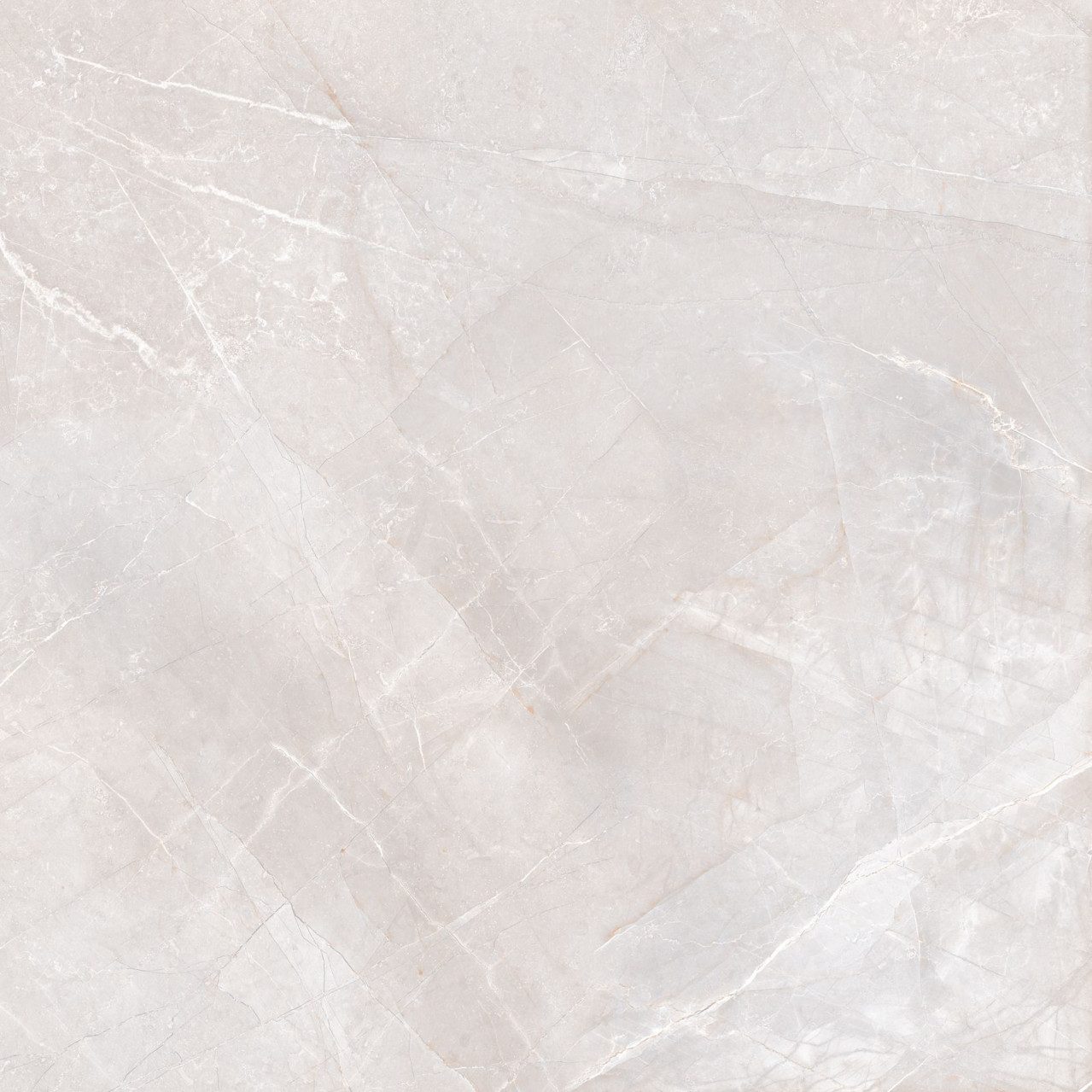 Euro Stone Wandfliese Bodenfliese Feinsteinzeug Armani 80 x 80 cm light, Feinsteinzeug, Grau