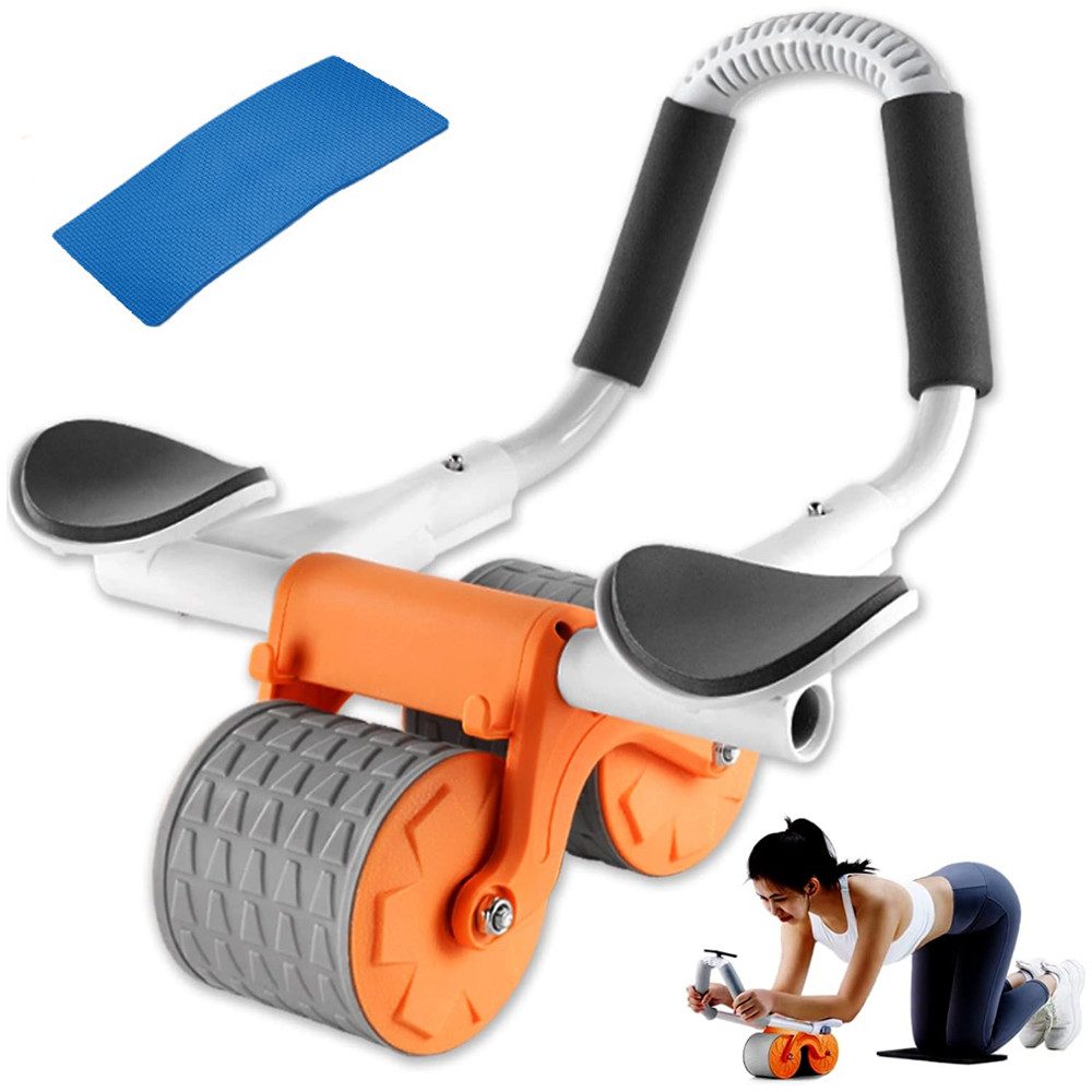 AB-Roller Bauchmuskeltrainer mit Ellbogenstütze, Automatische Rebound-Bauchrolle