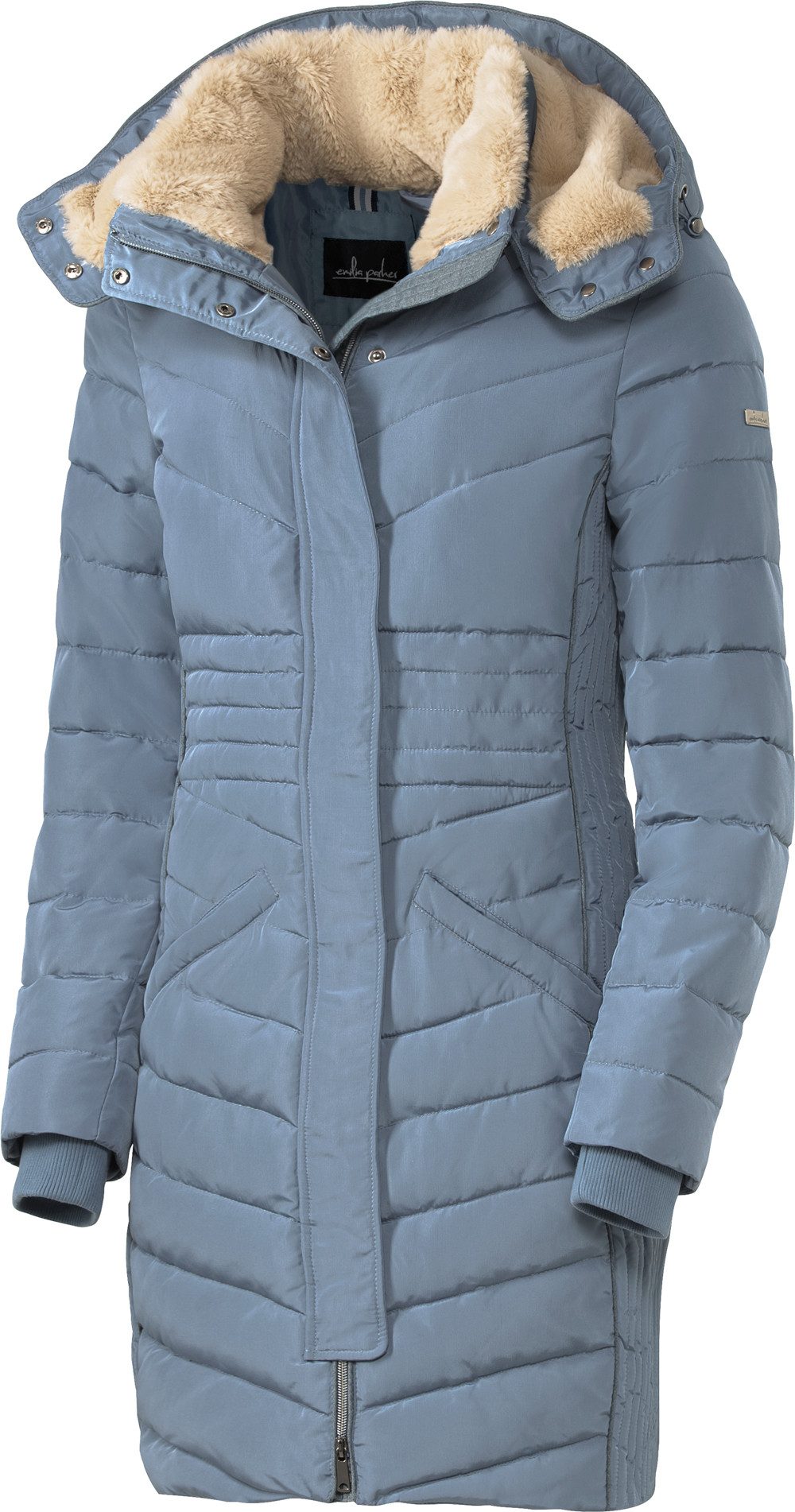 Emilia Parker Parka in Unifarbe