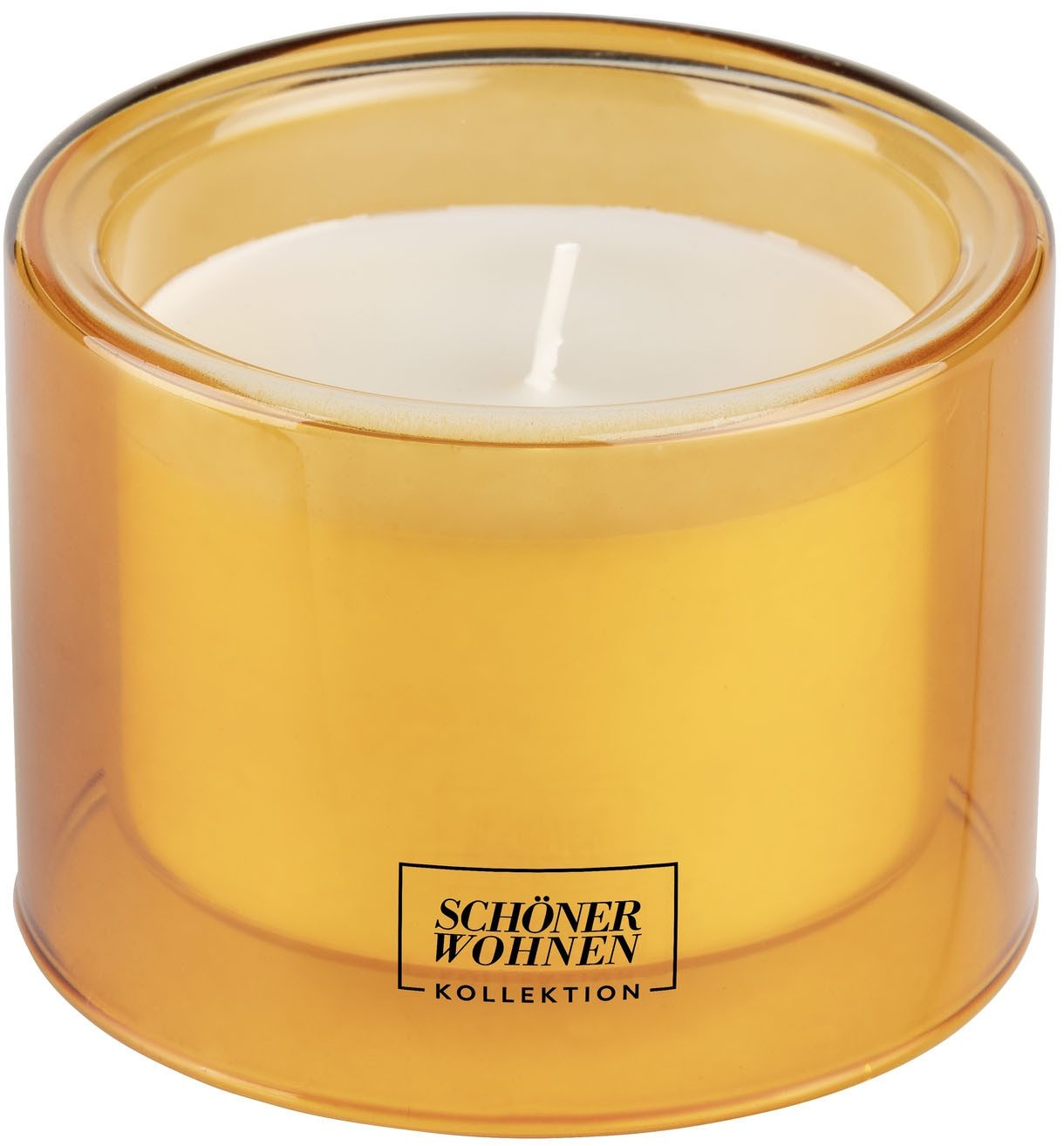 SCHÖNER WOHNEN-Kollektion Duftkerze »Vanilla M« (1-tlg), im Glas, lieblicher & verwöhnender Duft, Brenndauer 30 - 40 Stunden