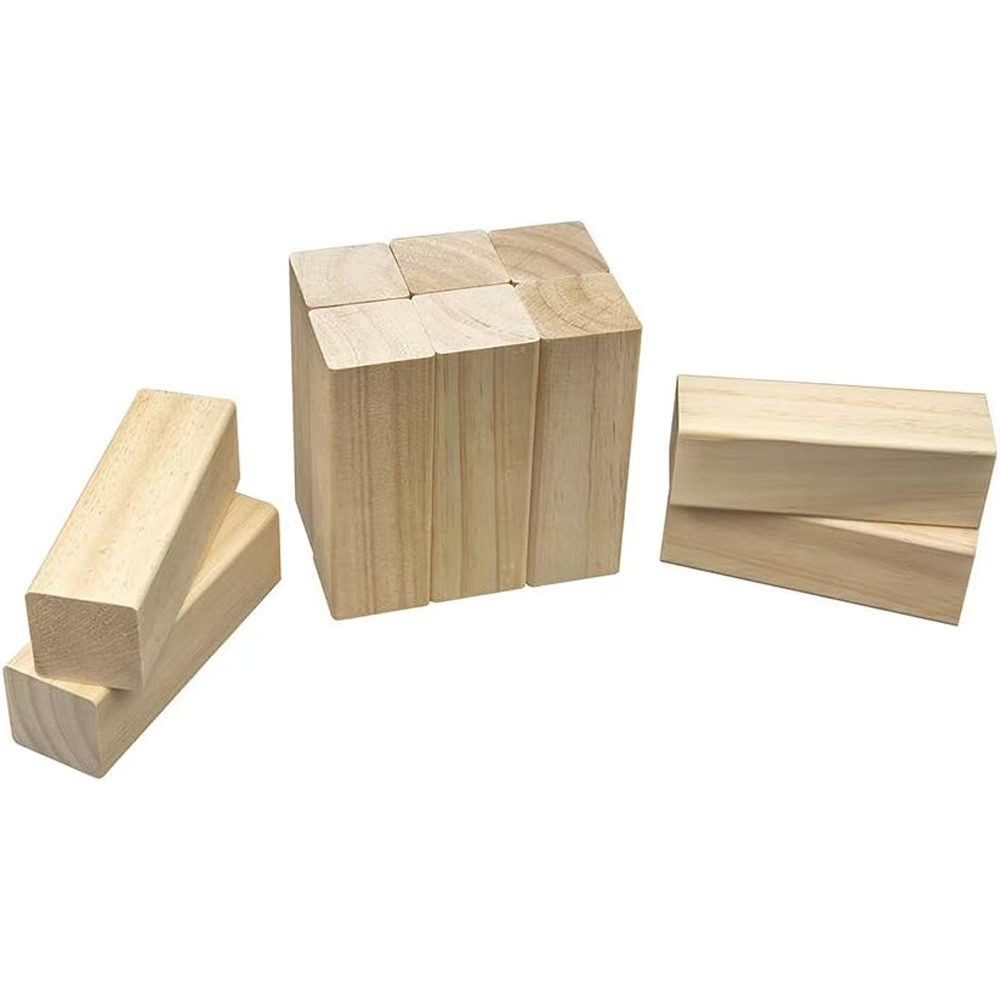 Carromco Spiel Kubb Wikingerschach Odin-M – Kiefernholzspiel, inklusive rotem König & wetterfester Tasche