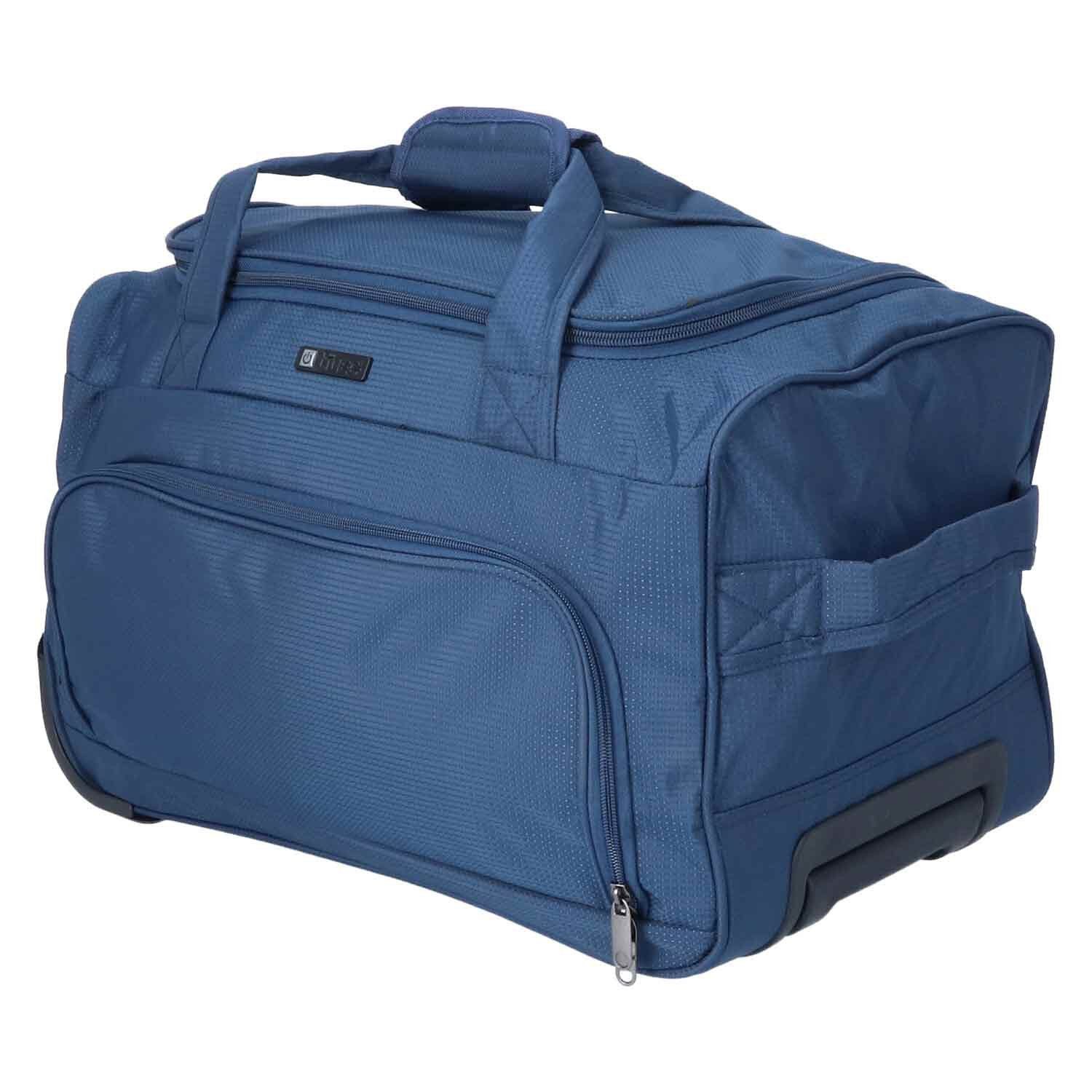 TheTrueC Reisetasche TheTrueC Rollenreisetasche 51cm Trolley Koffer Sporttasche dunkelblau – Bild 4 von 5