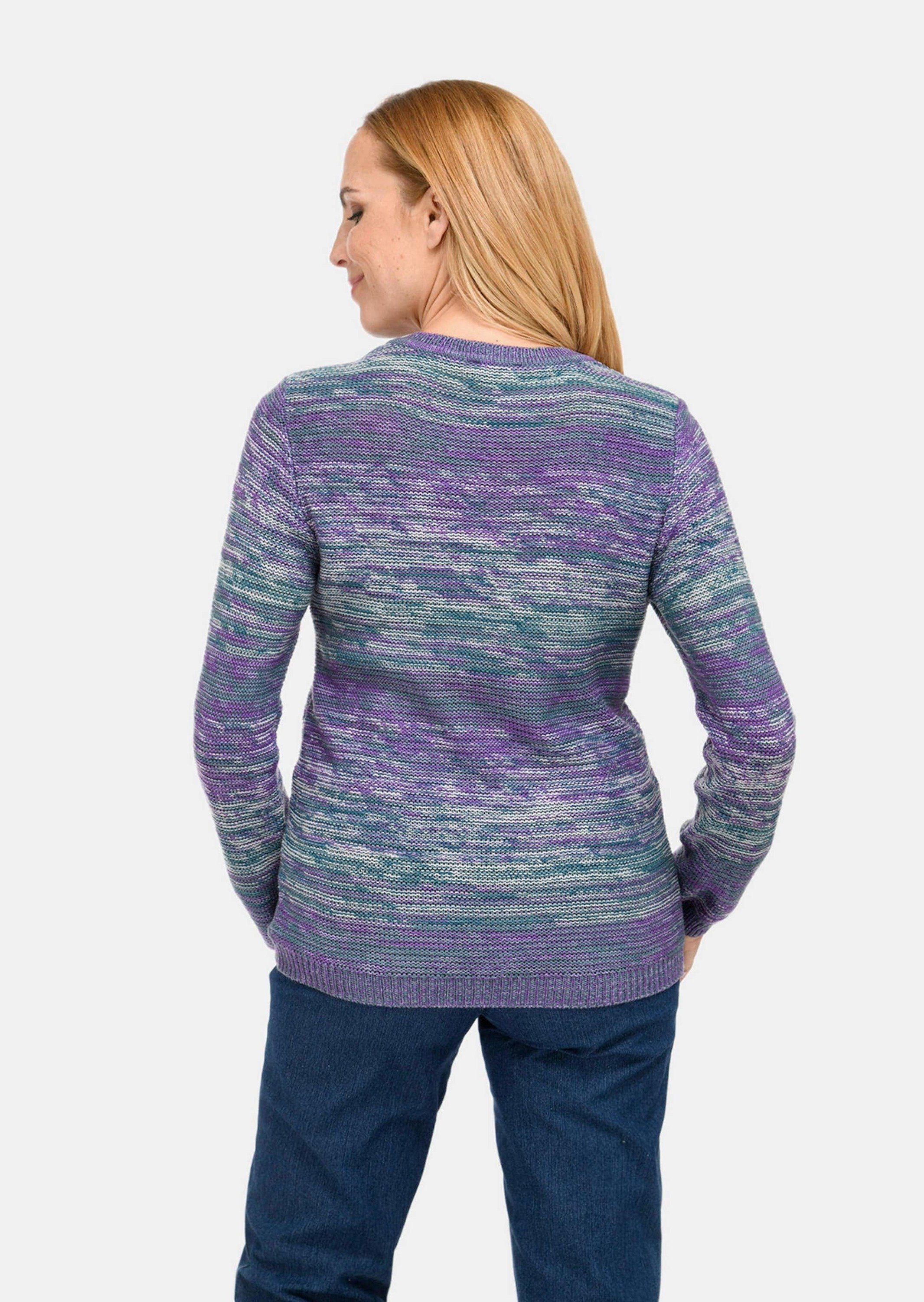 GOLDNER Strickpullover Multicolor-Pullover mit erfrischendem Farbverlauf günstig online kaufen