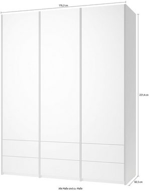 Müller SMALL LIVING Drehtürenschrank Modular Plus Variante 6 inklusive 6 geräumigen Schubladen