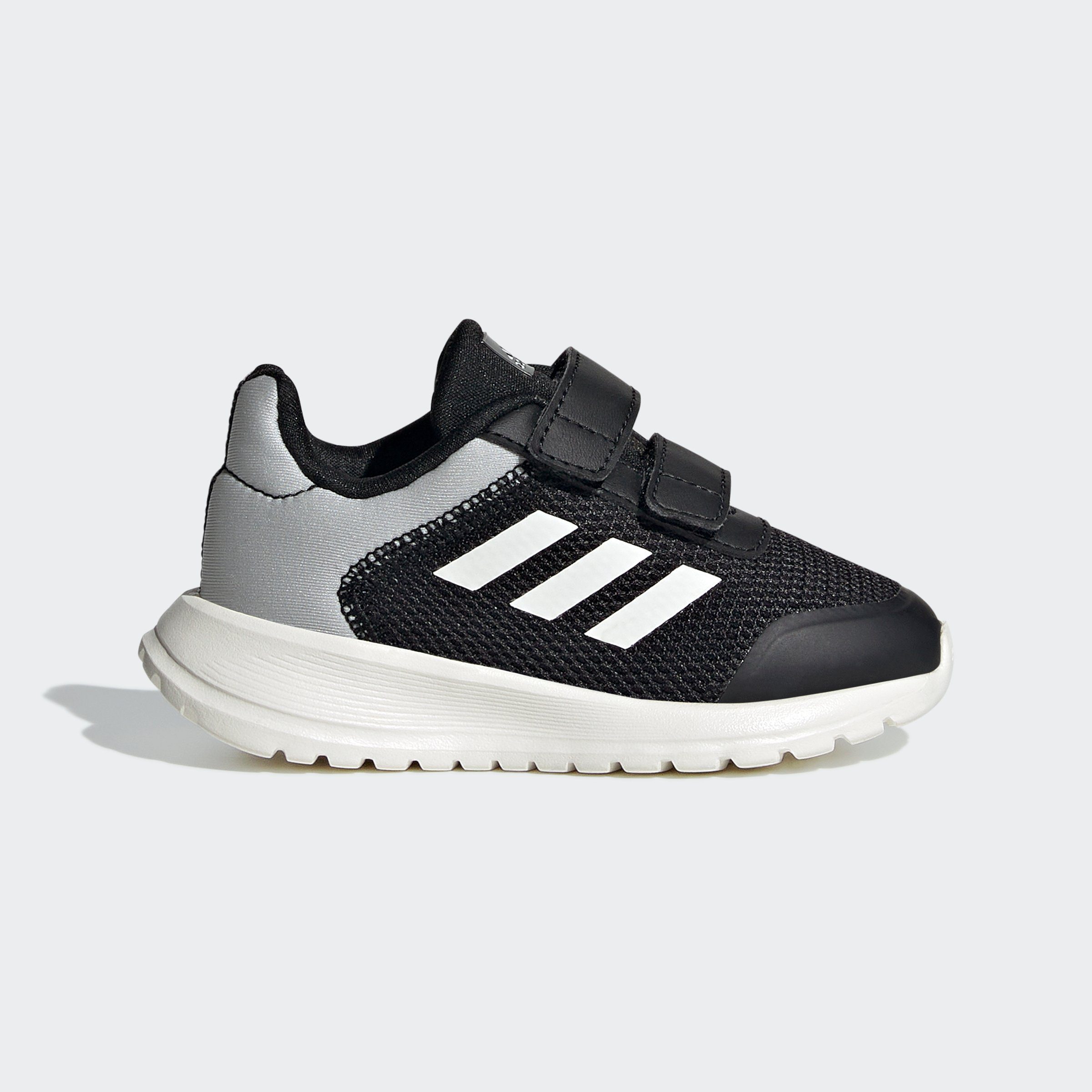 adidas Sportswear / Black Core Core mit Grey RUN White Klettverschluss Two / Sneaker TENSAUR