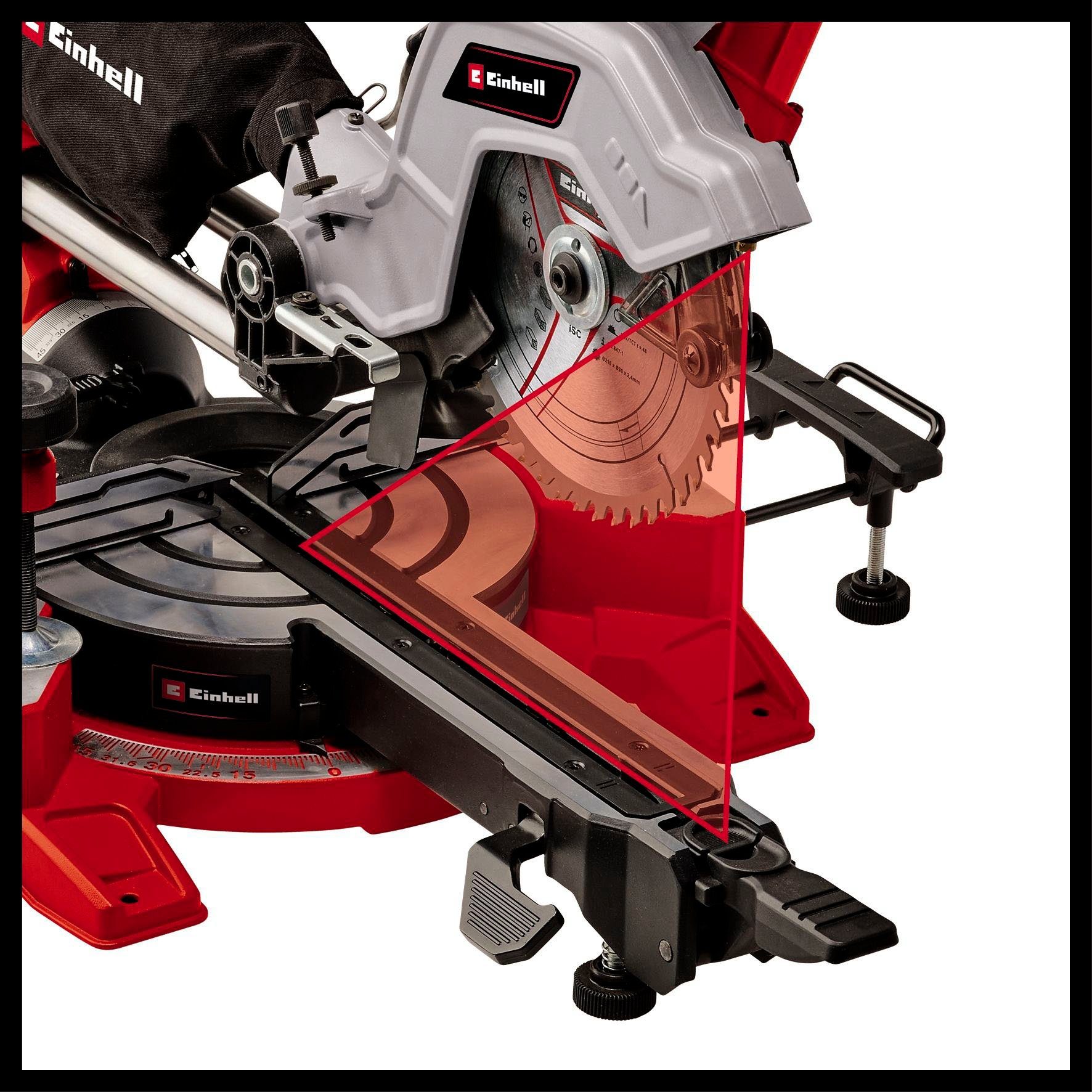Einhell Zug-, Kapp- und Gehrungssäge TE-SM 8 L Dual