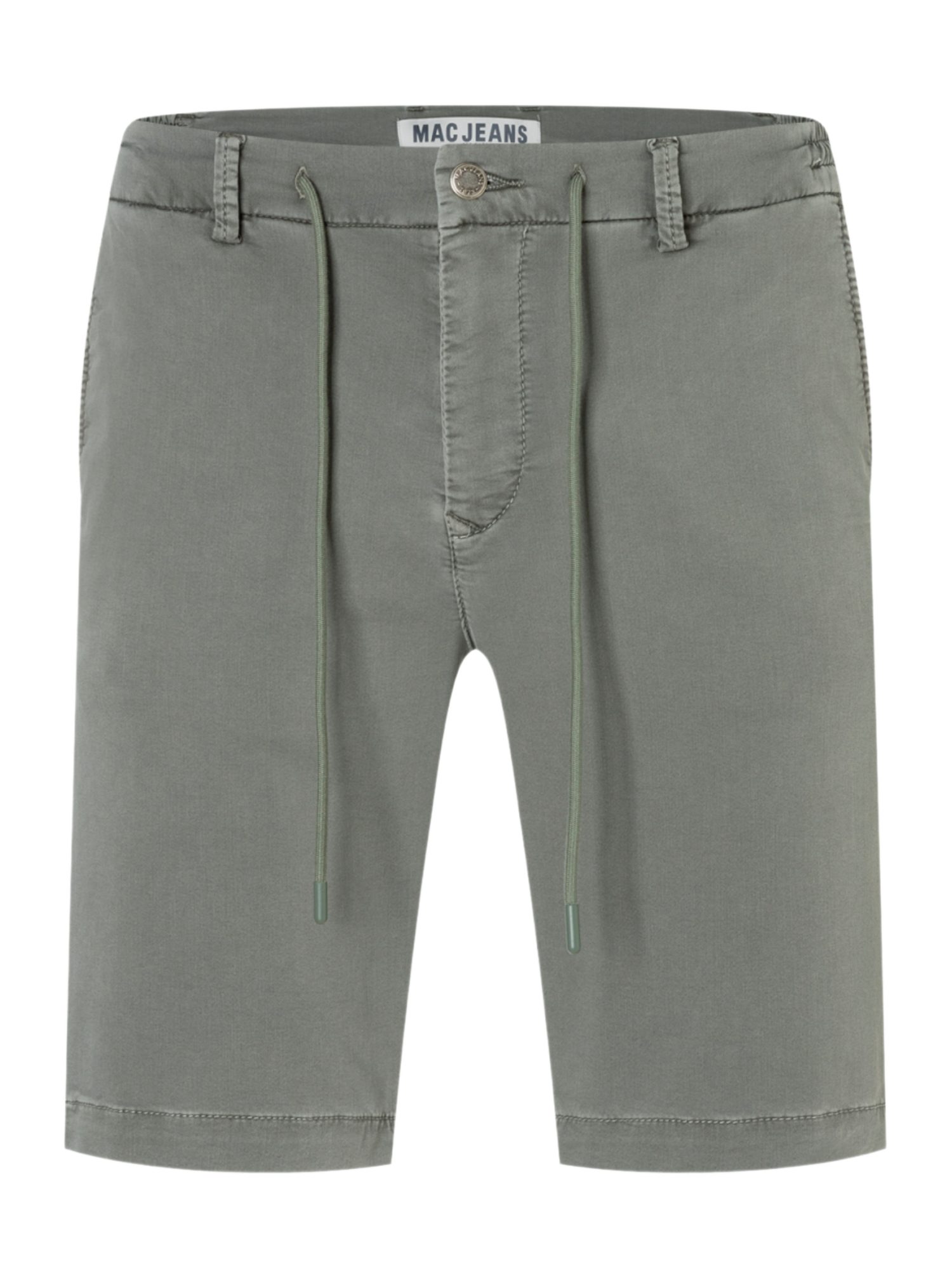 MAC Bermudas grau,Freizeit,Baumwolle,Unifarben,Tapered Fit,Mittel
