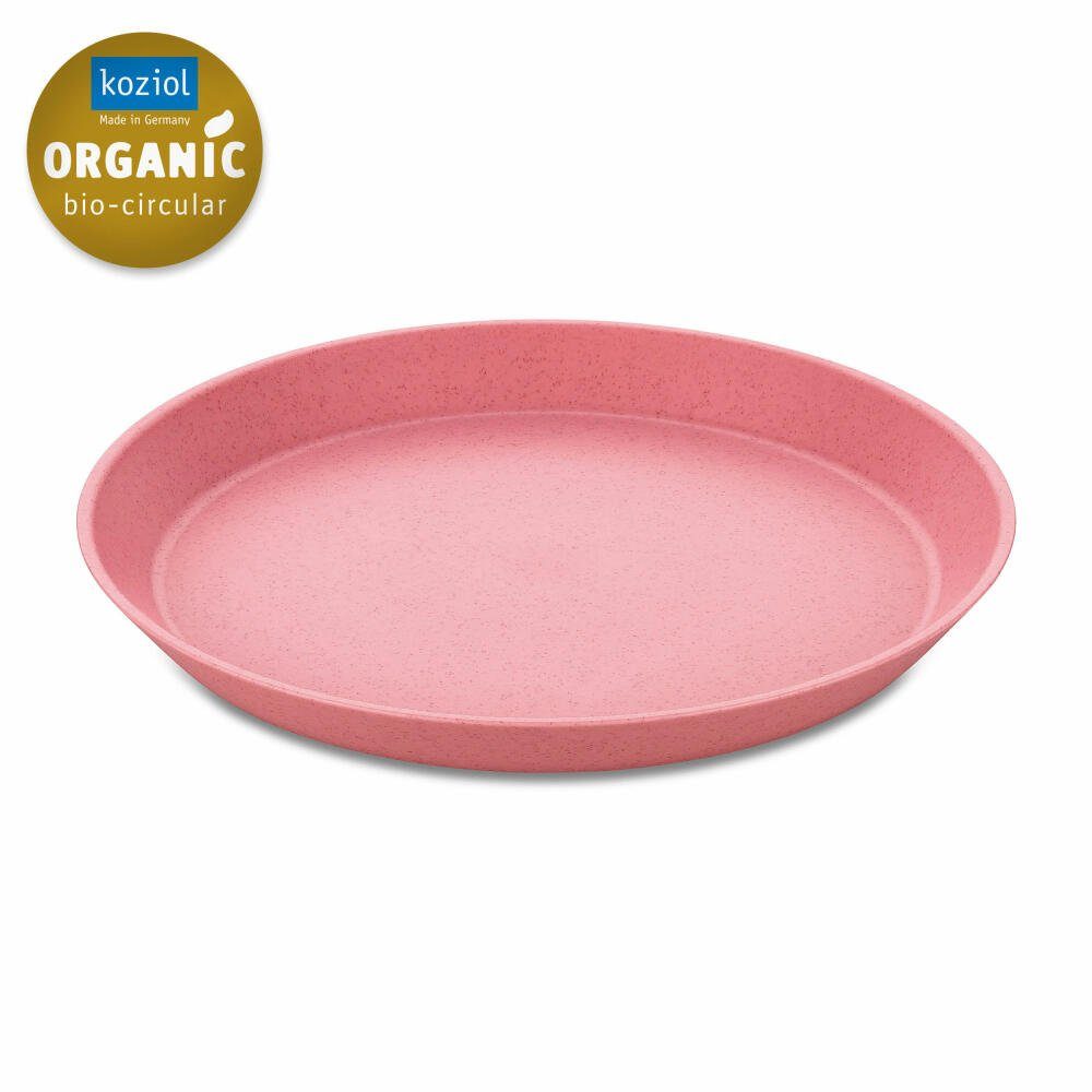 KOZIOL Teller Connect Plate Organic Strawberry Ice Cream 20.5 cm, Made in Germany