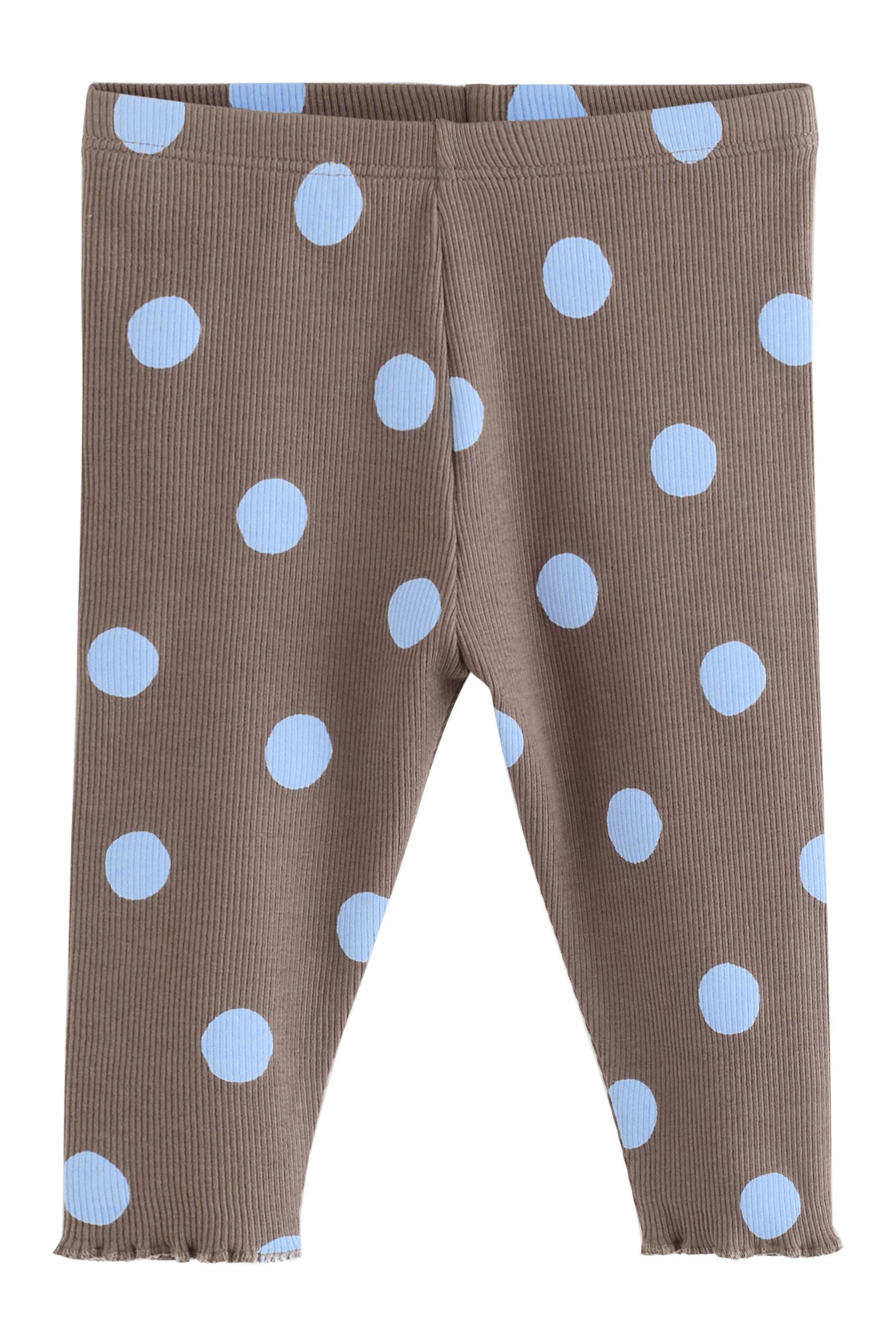 Next Langarmshirt & Hose Baby-Rippstrickoberteil und Leggings im 2er-Set (2-tlg) – Bild 3 von 5