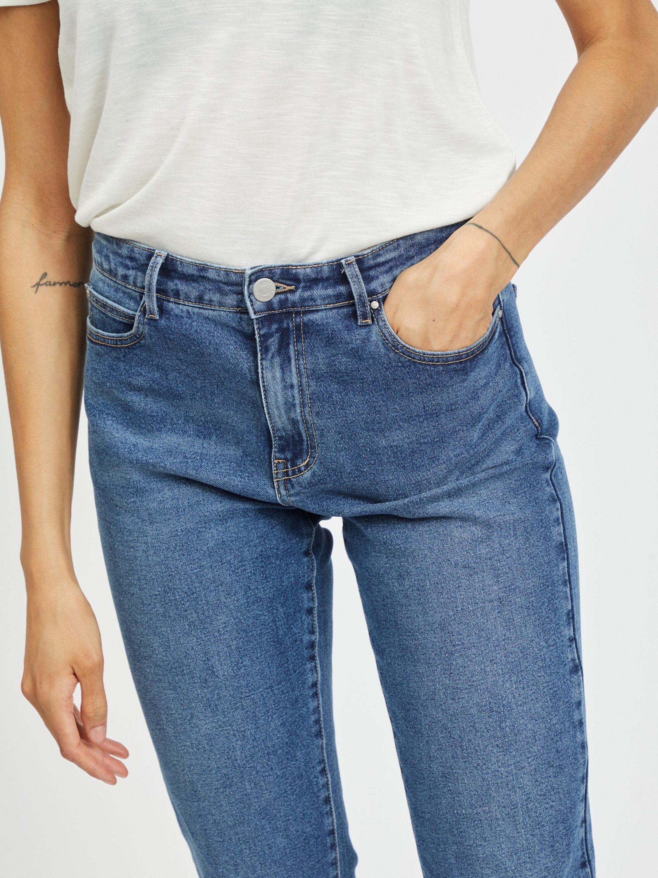 Vila 7/8-Jeans Sommer (1-tlg) Plain/ohne Details