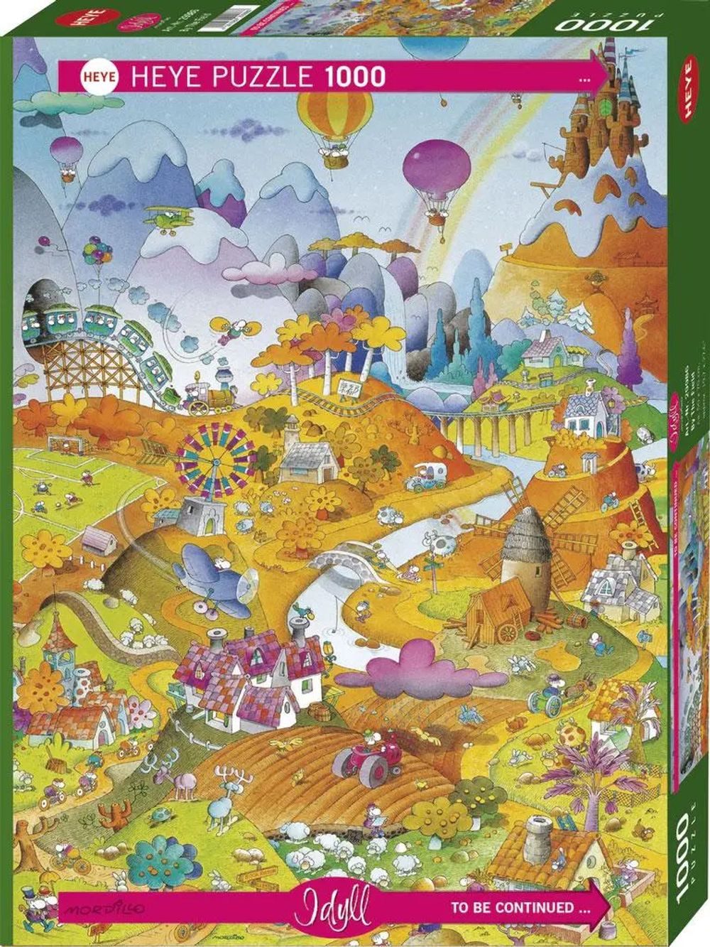 HEYE Puzzle By The Field Puzzle 1000 Teile, 1000 Puzzleteile